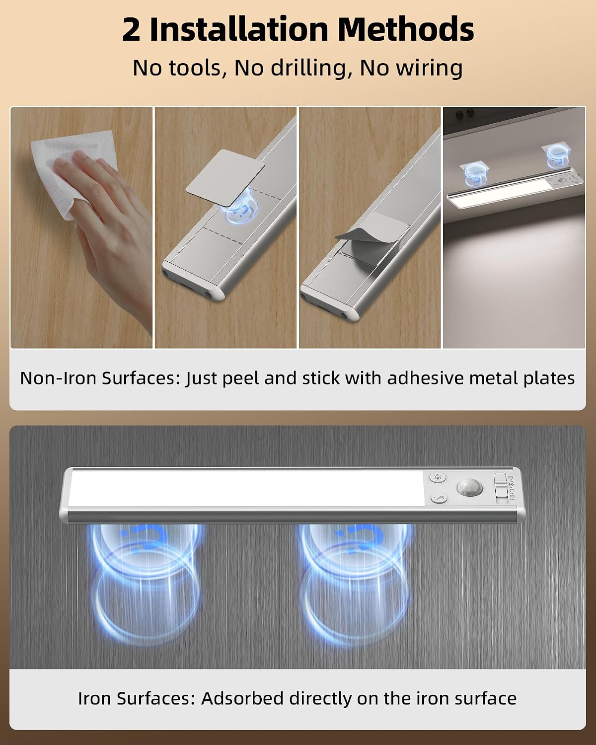 Thumbnail 6 de EZVALO Under Cabinet Kitchen Lights 1600mAh