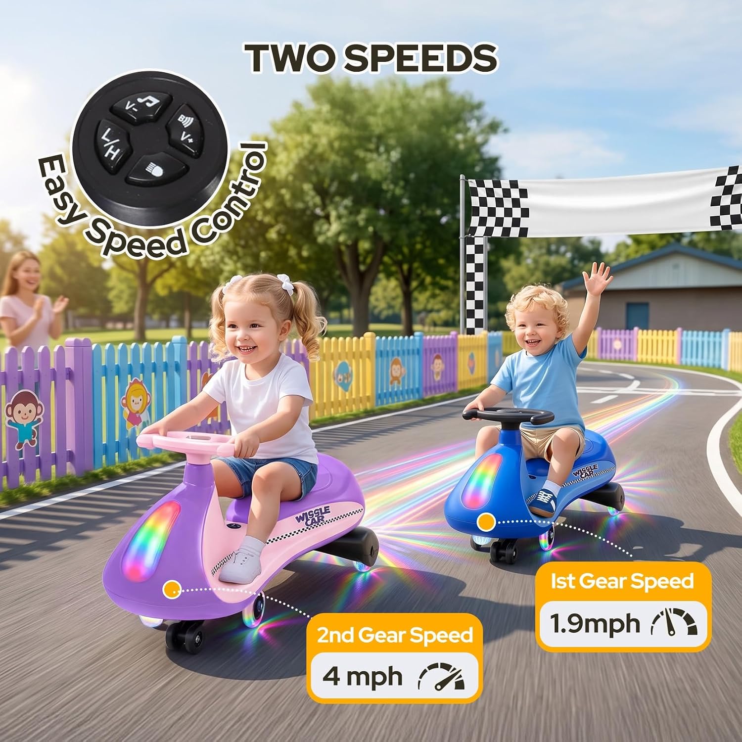 Detalle 1 de ELEMARA Electric Wiggle Car, 12V