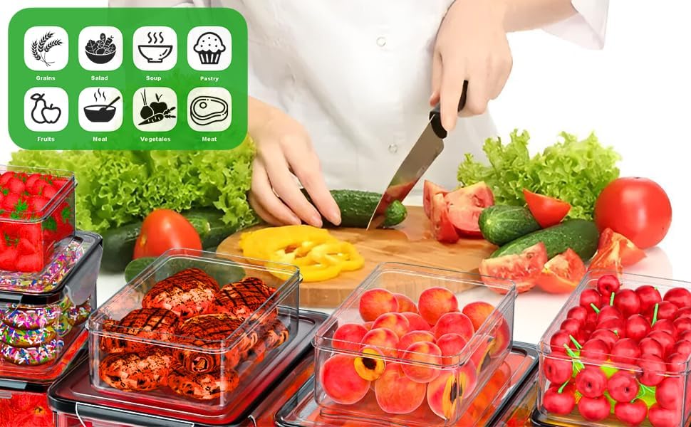 Thumbnail 6 de Panxenaulos 54-Piece Food Storage Container Set, BPA-Free Plastic