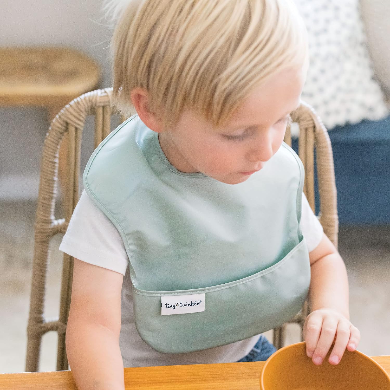 Thumbnail 1 de Tiny Twinkle Mess-Proof Bibs, 5-Pack ⚡