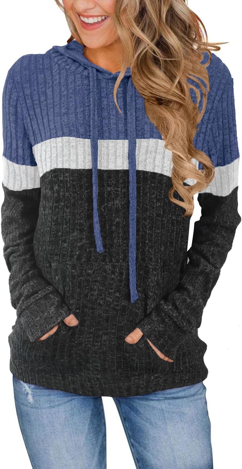 Detalle 2 de MixShe Color Block Knit Hoodie