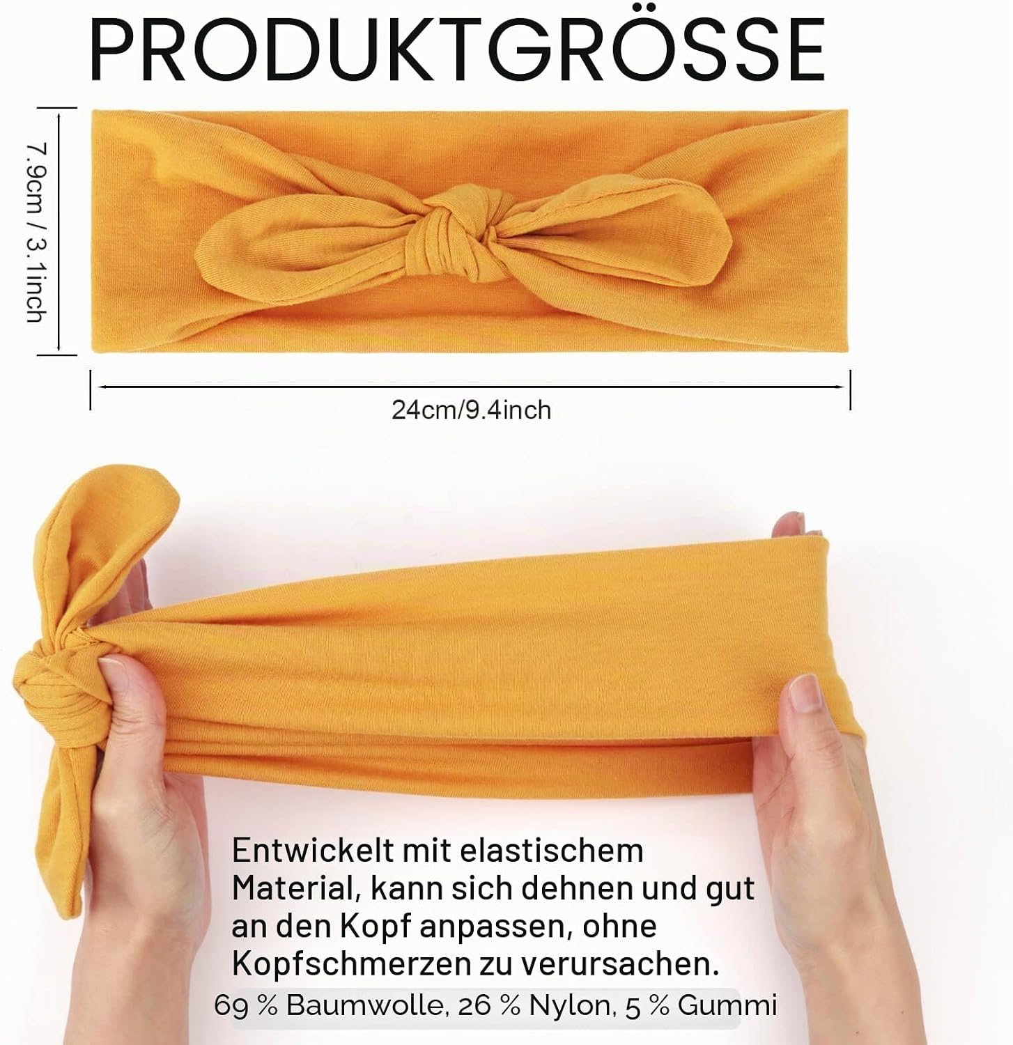 Thumbnail 6 de DRESHOW 8 Stück Damen Stirnband – elastische Haarbänder mit Böhmischem Stil