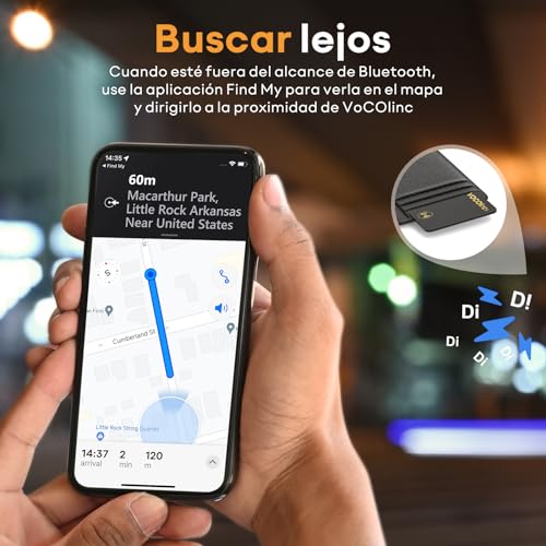 Detalle 2 de VOCOlinc Wallet Tracker Card Ultra Fin, lot de 2, Bluetooth