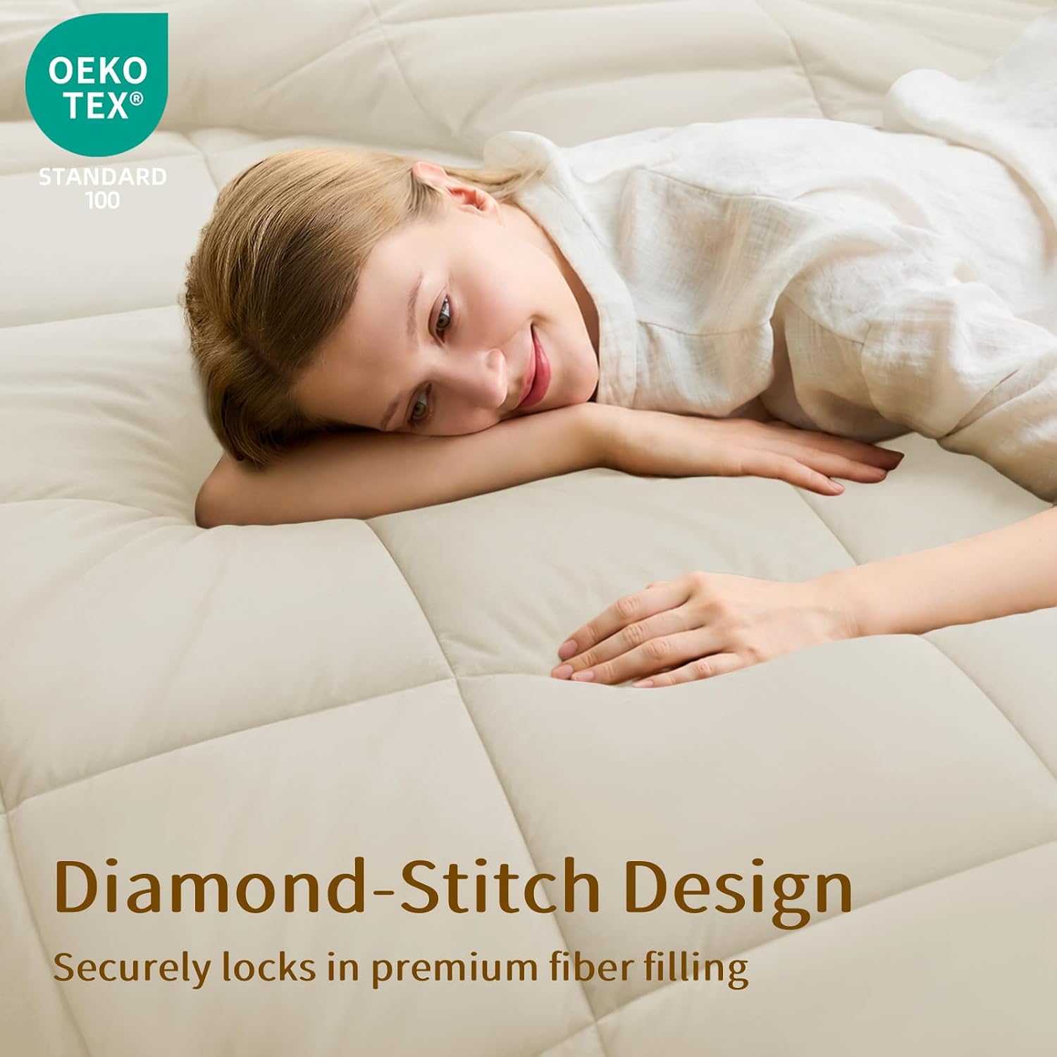 Detalle 2 de FUANNA Queen Comforter Set, 7-Piece