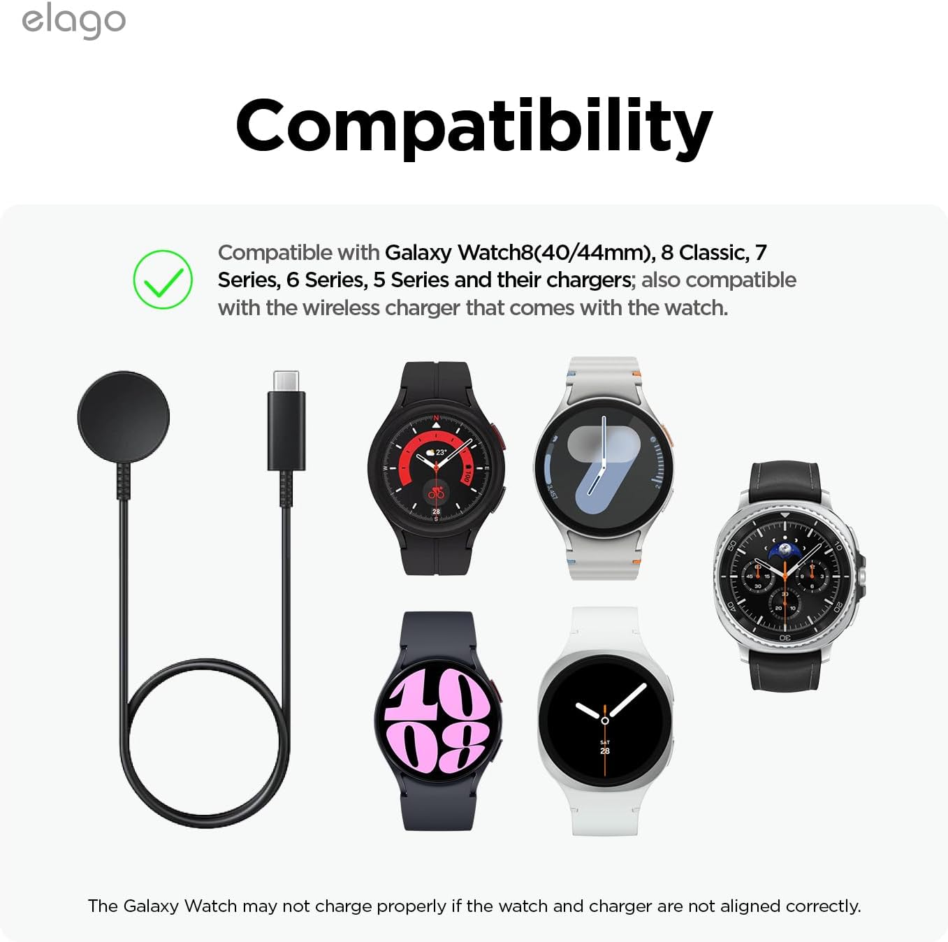 Thumbnail 1 de elago GWT4 support chargeur pour Galaxy Watch 40 mm