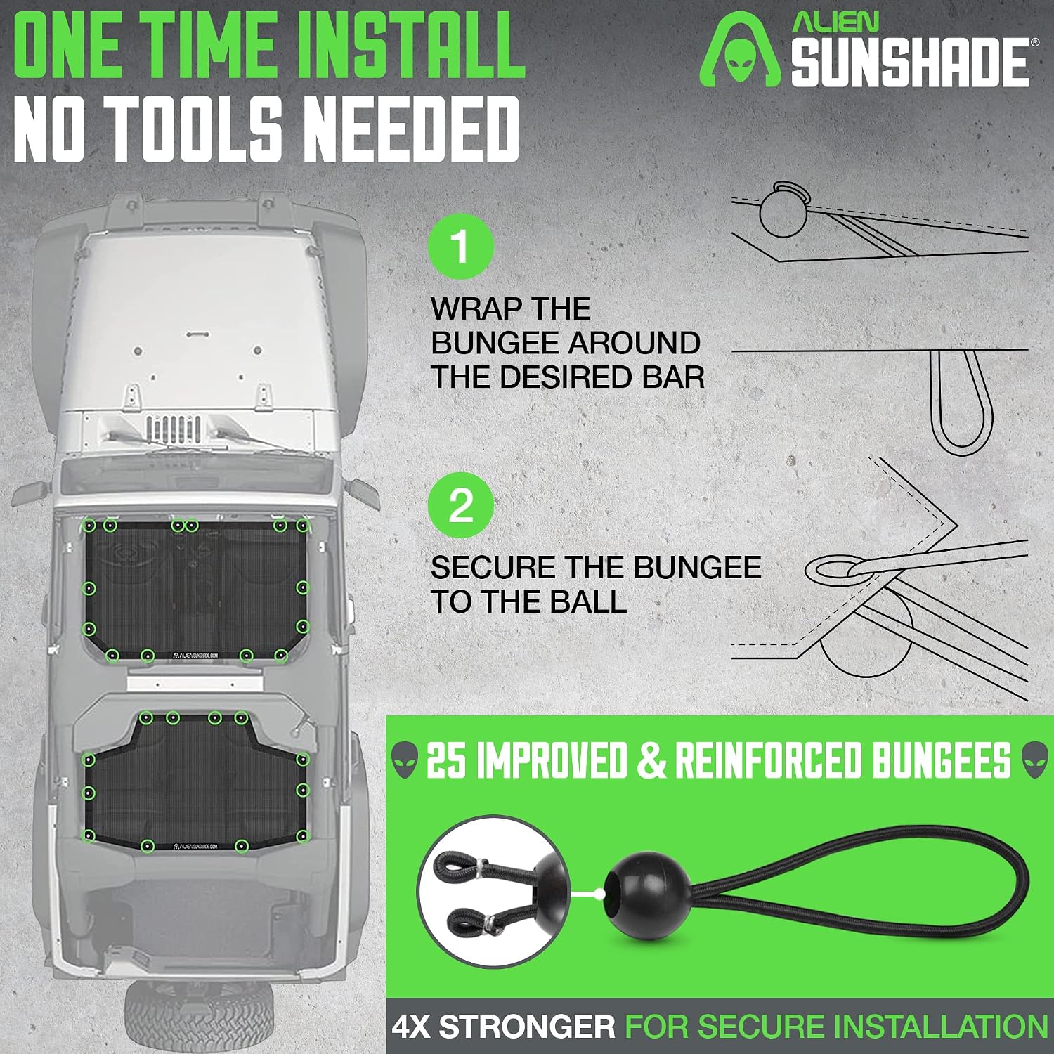 Detalle de ALIEN SUNSHADE Alien Sunshade Mesh Sunshade