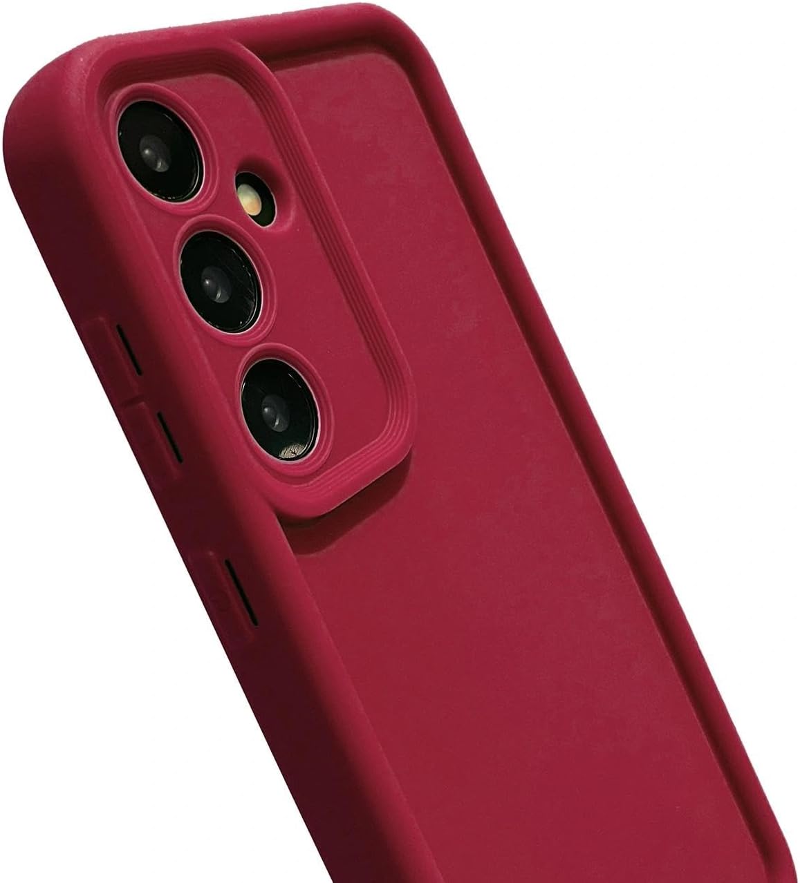Detalle de Puxicu Slim Case for Samsung Galaxy A17 5G, Wine TPU with Camera Cover