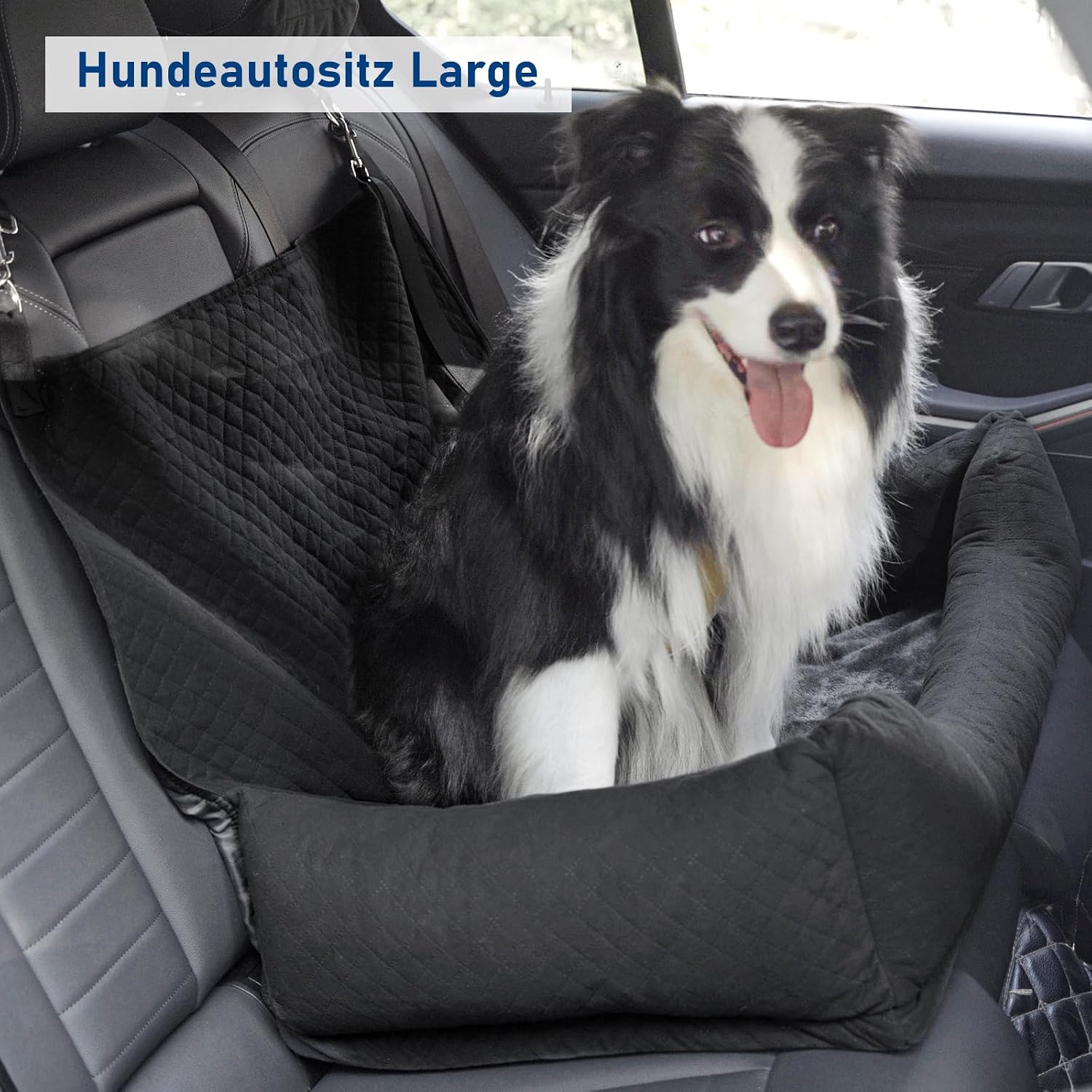 Detalle de Honey Paws Protection Voiture Chien : hamac sécurisé pour panier et siège auto