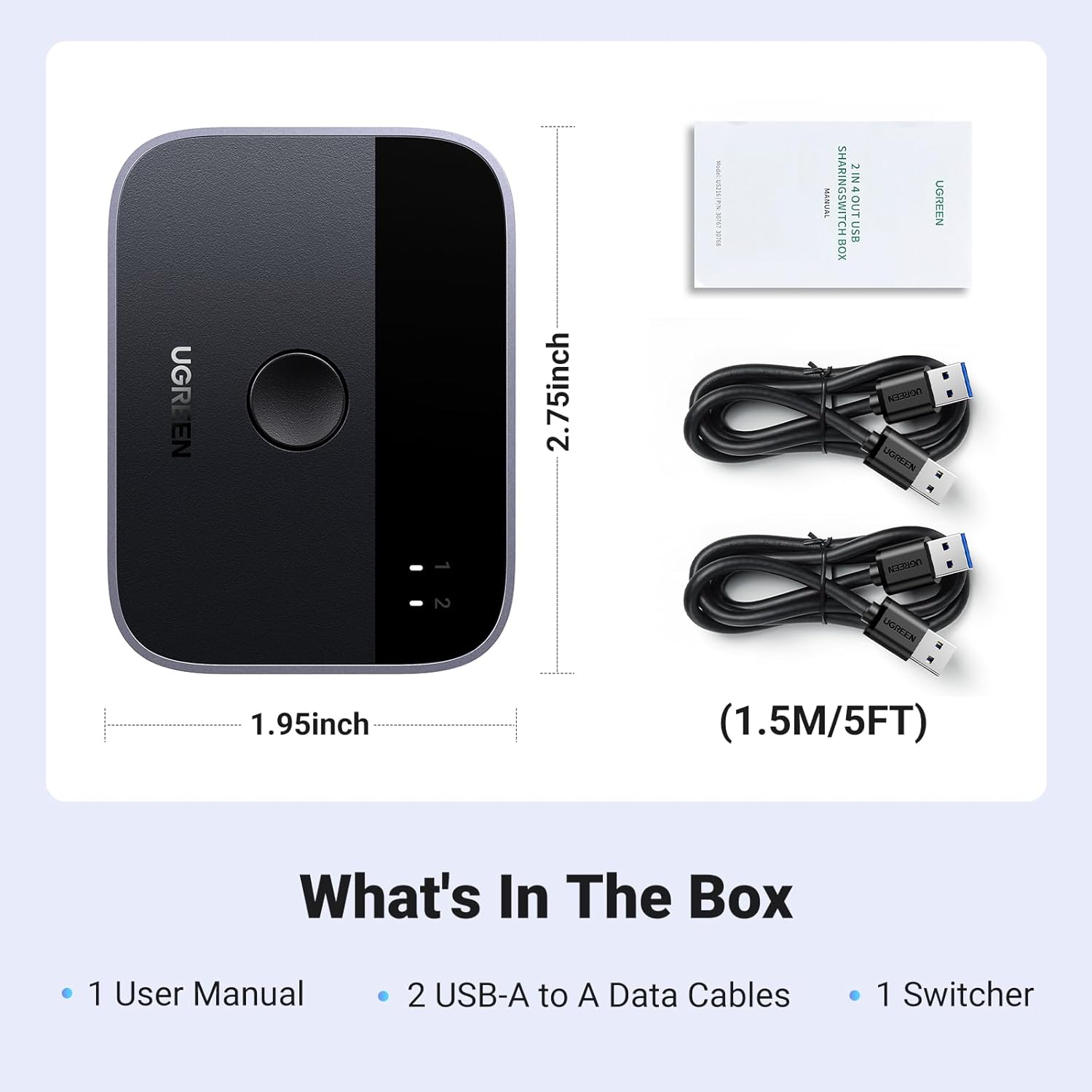 Thumbnail 6 de UGREEN USB Switch 5Gbps 2x2