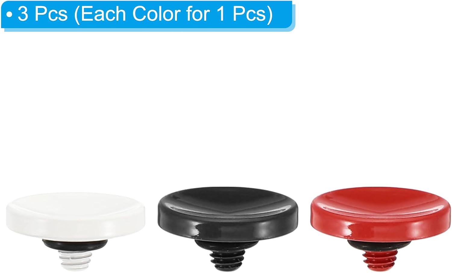 Thumbnail 2 de PATIKIL Camera Shutter Button 3 Pack – Soft, Copper, M3x0.5 for Nikon, Fujifilm, Leica and More