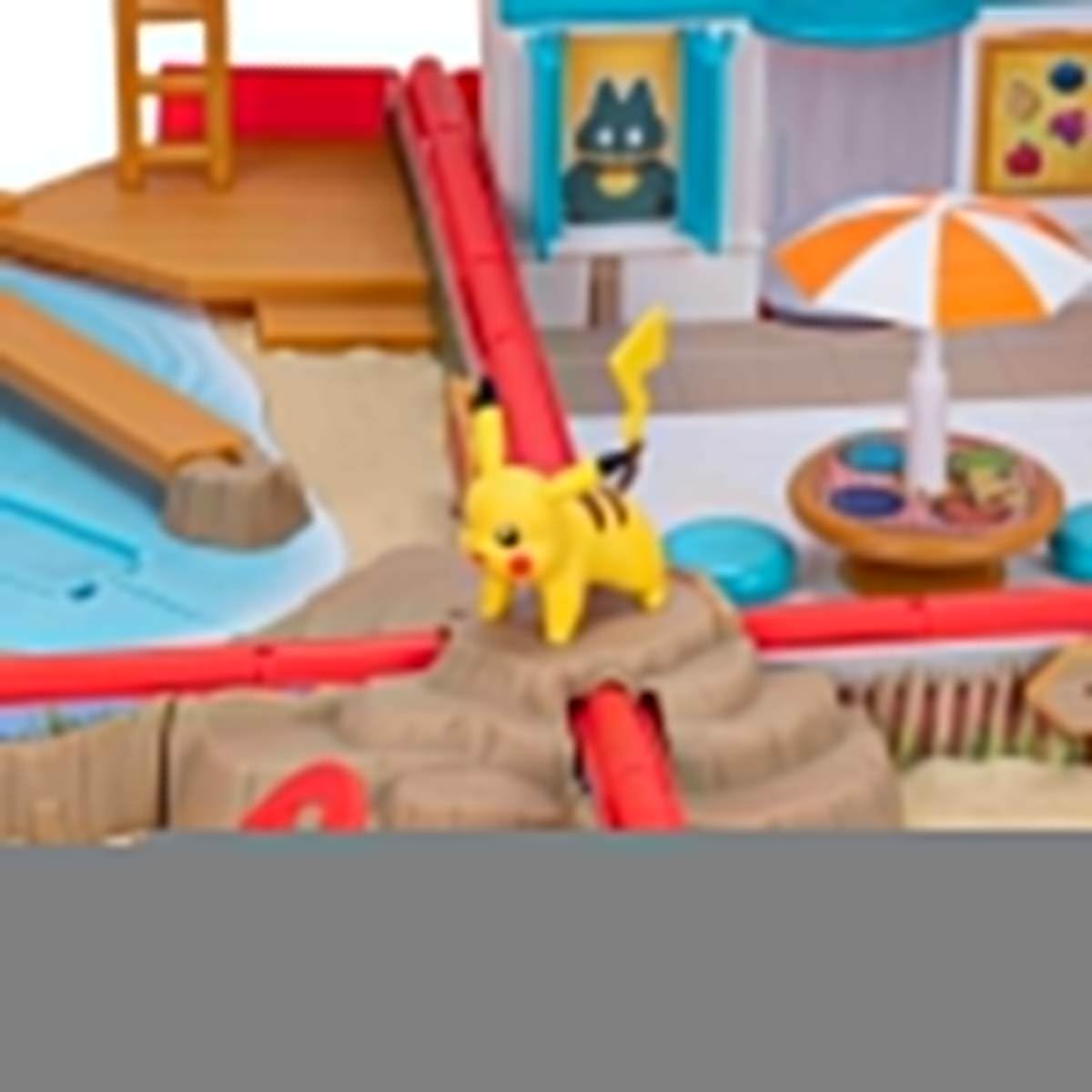 Thumbnail 3 de Pokémon Beach Battle Carry Case Playset with Pikachu battle figure
