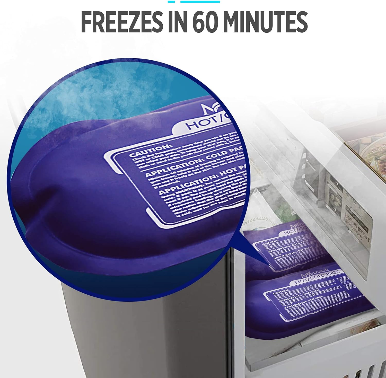 Thumbnail 5 de Reusable Hot and Cold Ice Packs 3-Piece Set 🩹