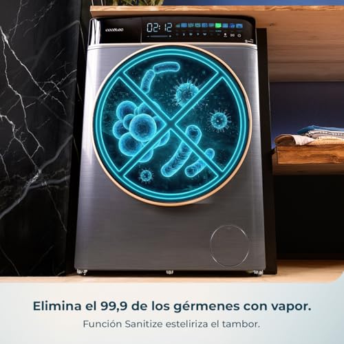 Thumbnail 9 de Cecotec Lavadora Secadora Bolero Wash&Dry 85900 Inverter Titanium A: 8/5 kg, 1400 rpm y 11 programas
