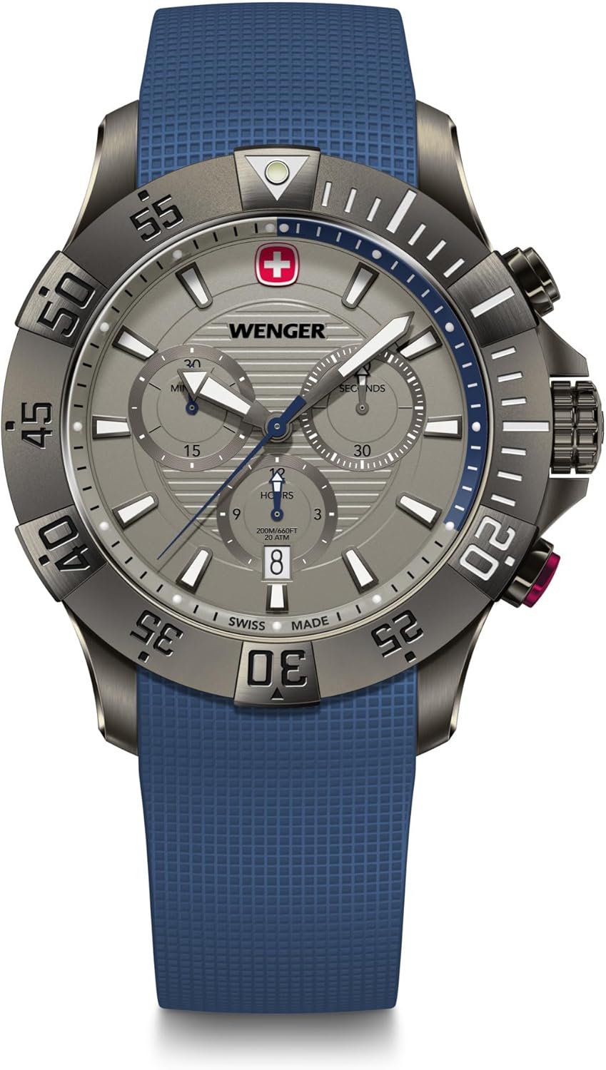 Thumbnail 4 de Montre Wenger Seaforce Chrono Homme – quartz, 43 mm, Swiss Made, étanche 200 m