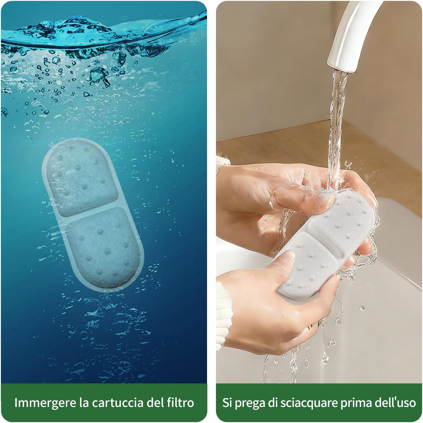Thumbnail 4 de Apauk Filtri e spugne di ricambio per fontana APAUK 108oz/3.2L (APFSS-3201) – 8 pezzi incluso
