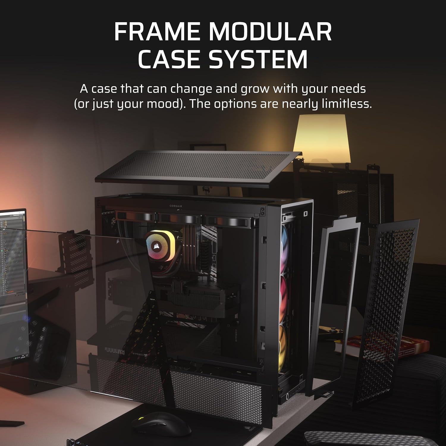 Detalle 2 de CORSAIR FRAME 4000D RS ARGB Mid-Tower PC Case