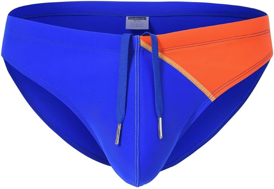 Detalle de BIATWOWR Adjustable Low Rise Swim Brief mit Bulge Pouch Design