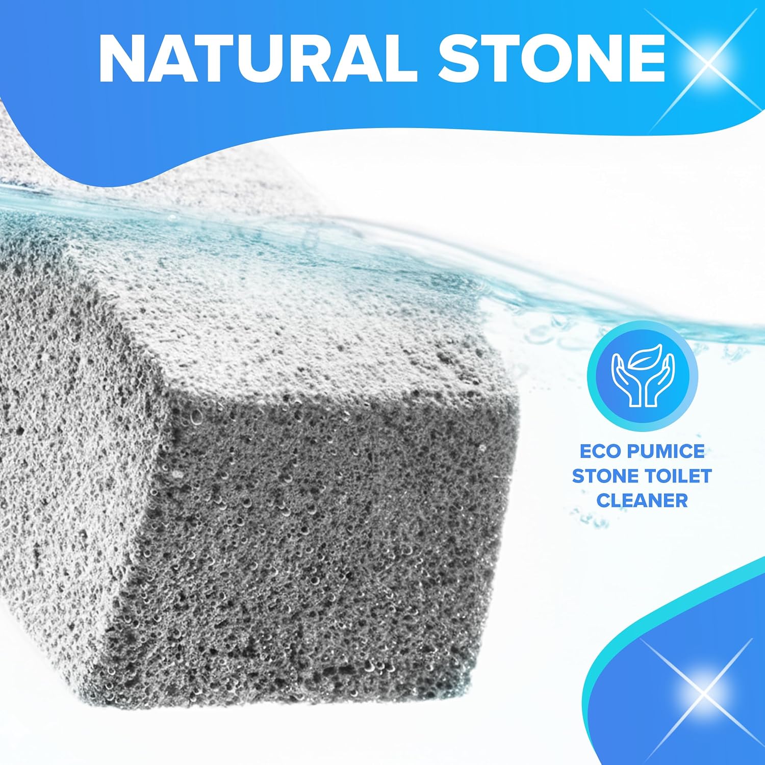Detalle 2 de DISIWENE Pumice Cleaning Stone with Handle — 14-Pack (No Handle) for Tough Stains