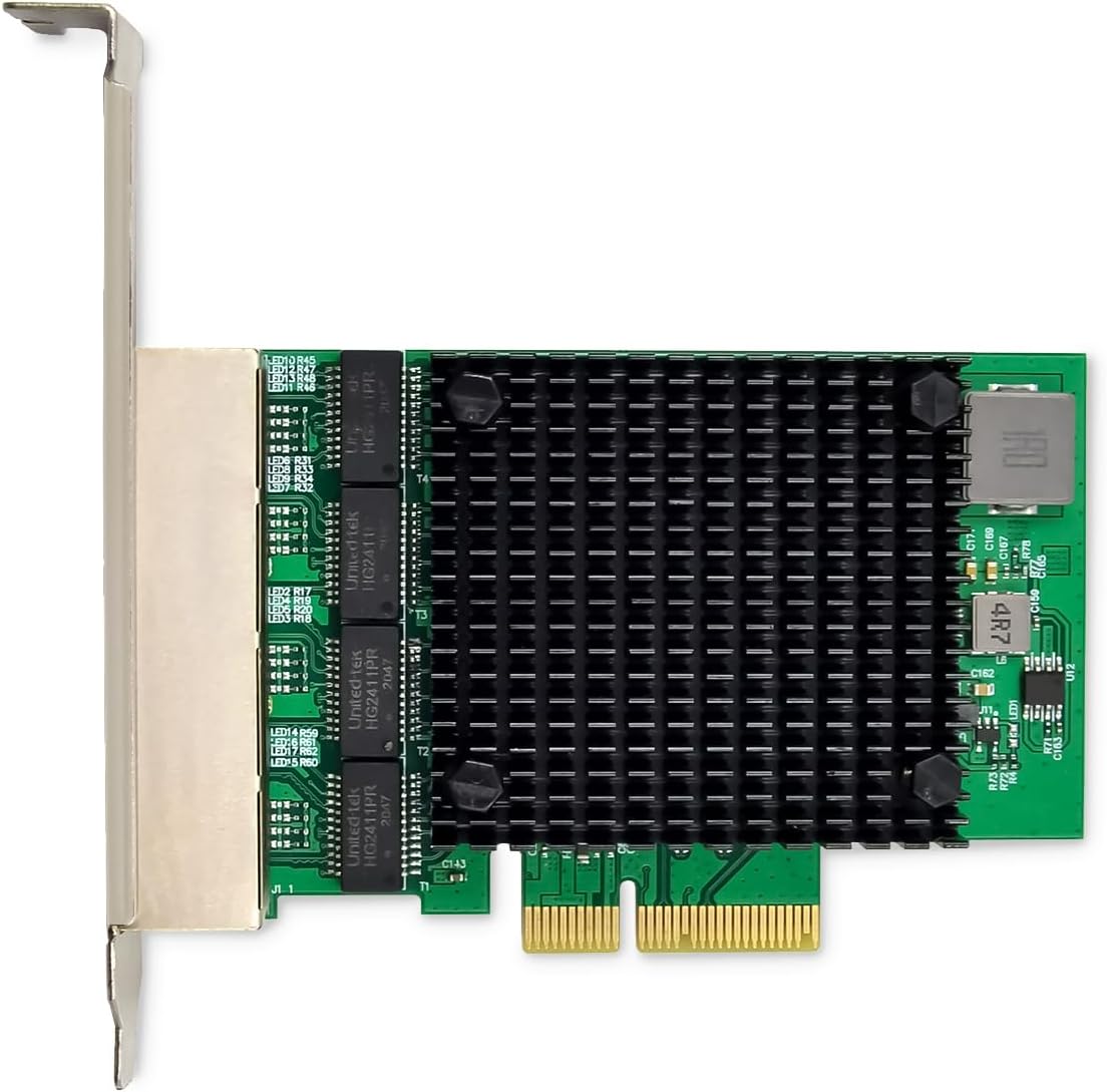 Thumbnail 4 de DIGITUS DN-10136 – czteroportowa karta sieciowa PCIe 2,5G, RJ45, RTL8125B