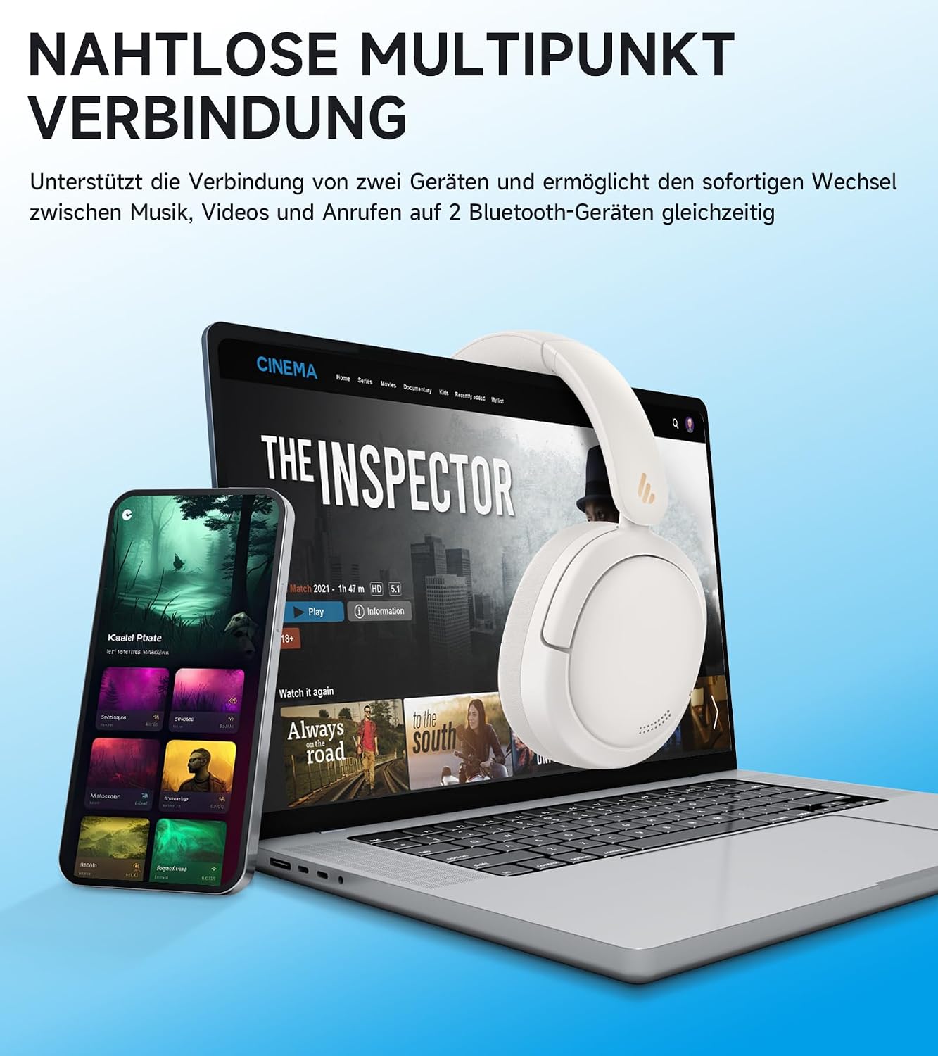 Thumbnail 5 de Edifier W800BT Pro Hybrid ANC Kopfhörer