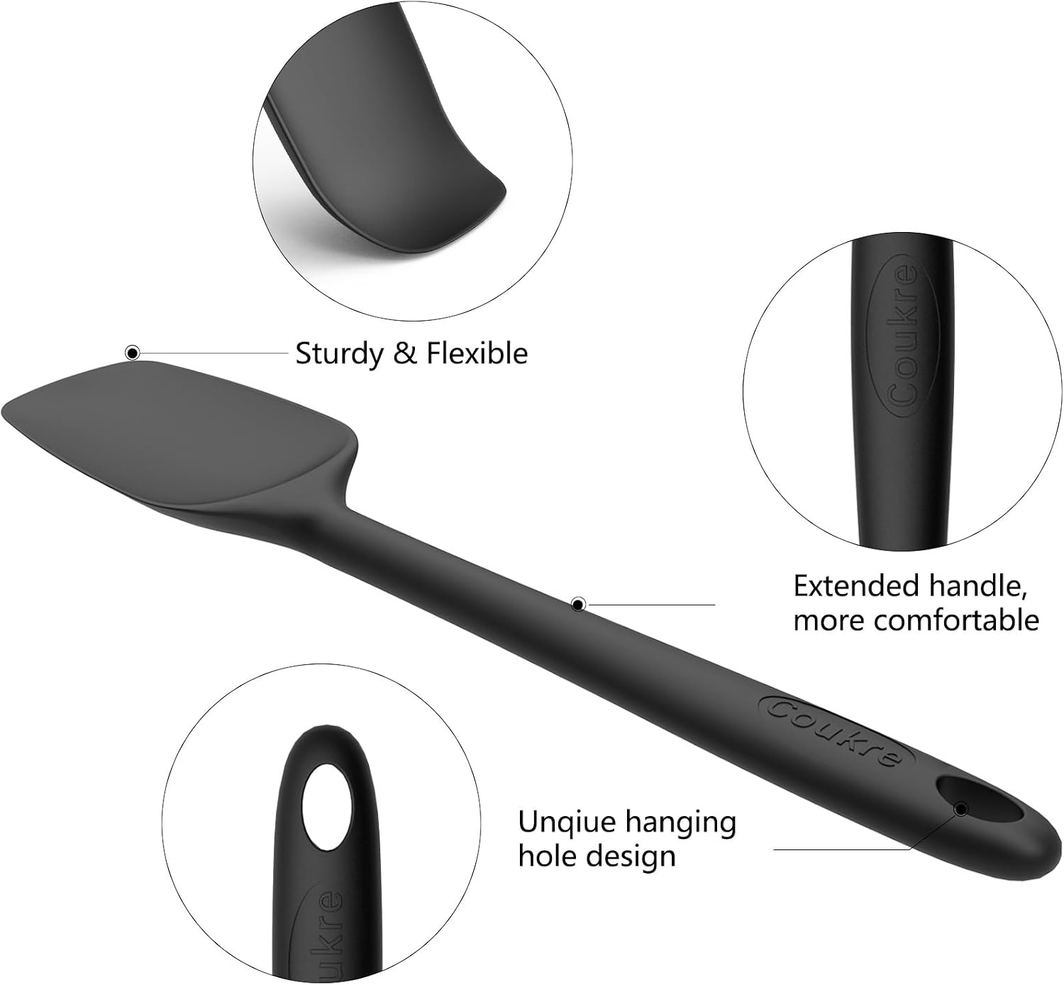 Thumbnail 1 de Coukre Silicone Spatula Set of 5