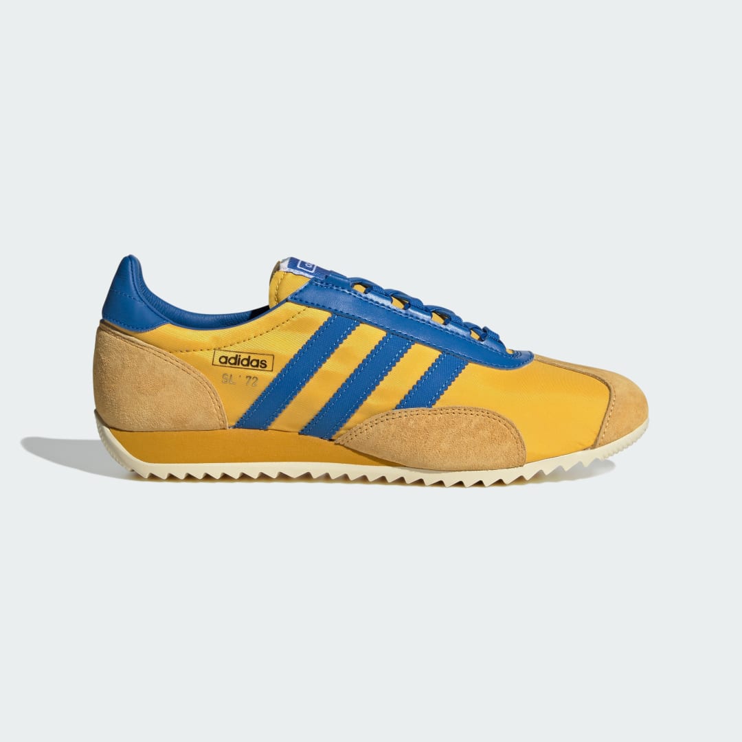 Detalle de Zapatilla Adidas SL 72 Pt en Amarillo: estilo urbano y comodidad para el día a día
