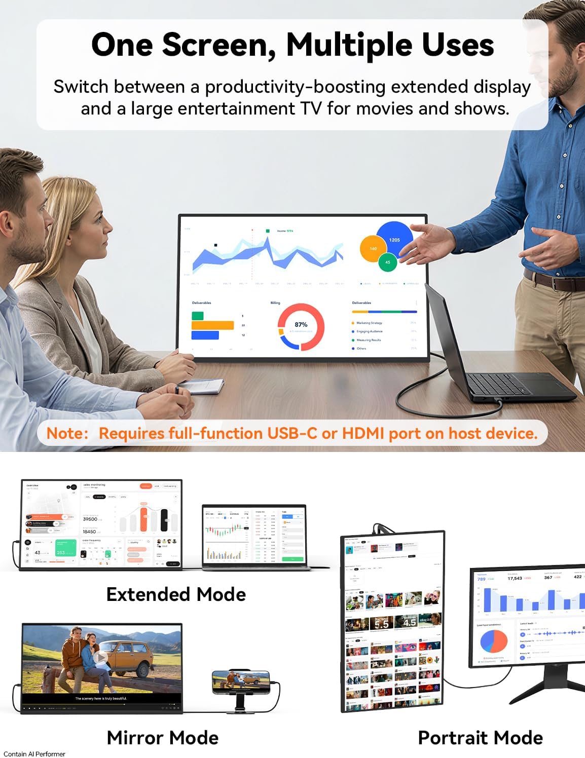 Thumbnail 6 de Portable Smart TV 23.8-inch