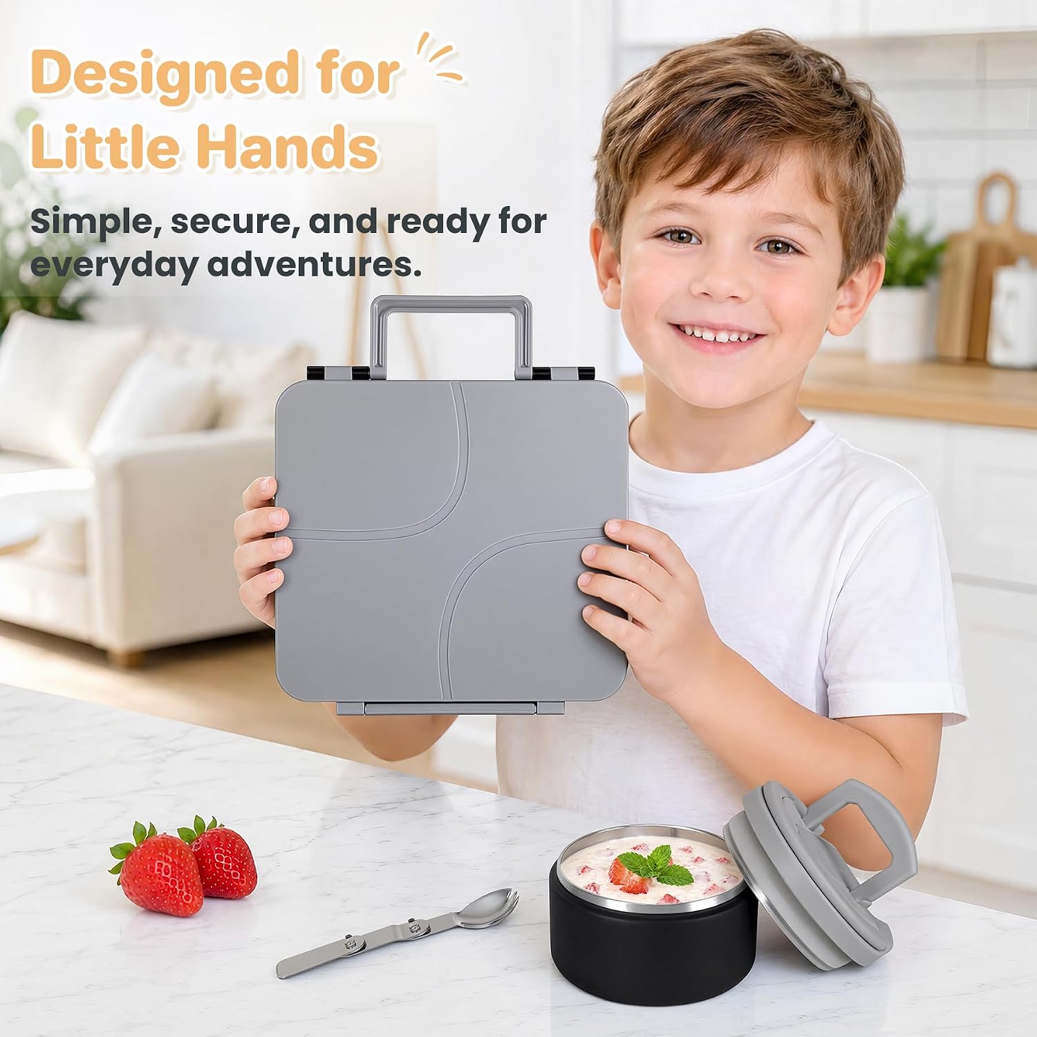 Thumbnail 4 de Kids Bento Lunch Box with 8 oz Soup Thermos