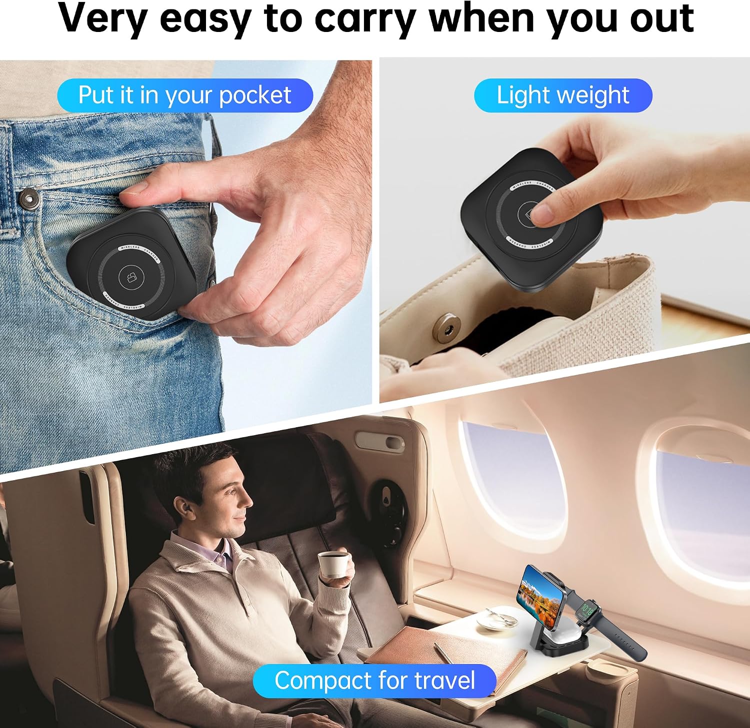 Thumbnail 5 de 3 in 1 MagSafe Wireless Charger for Apple Devices