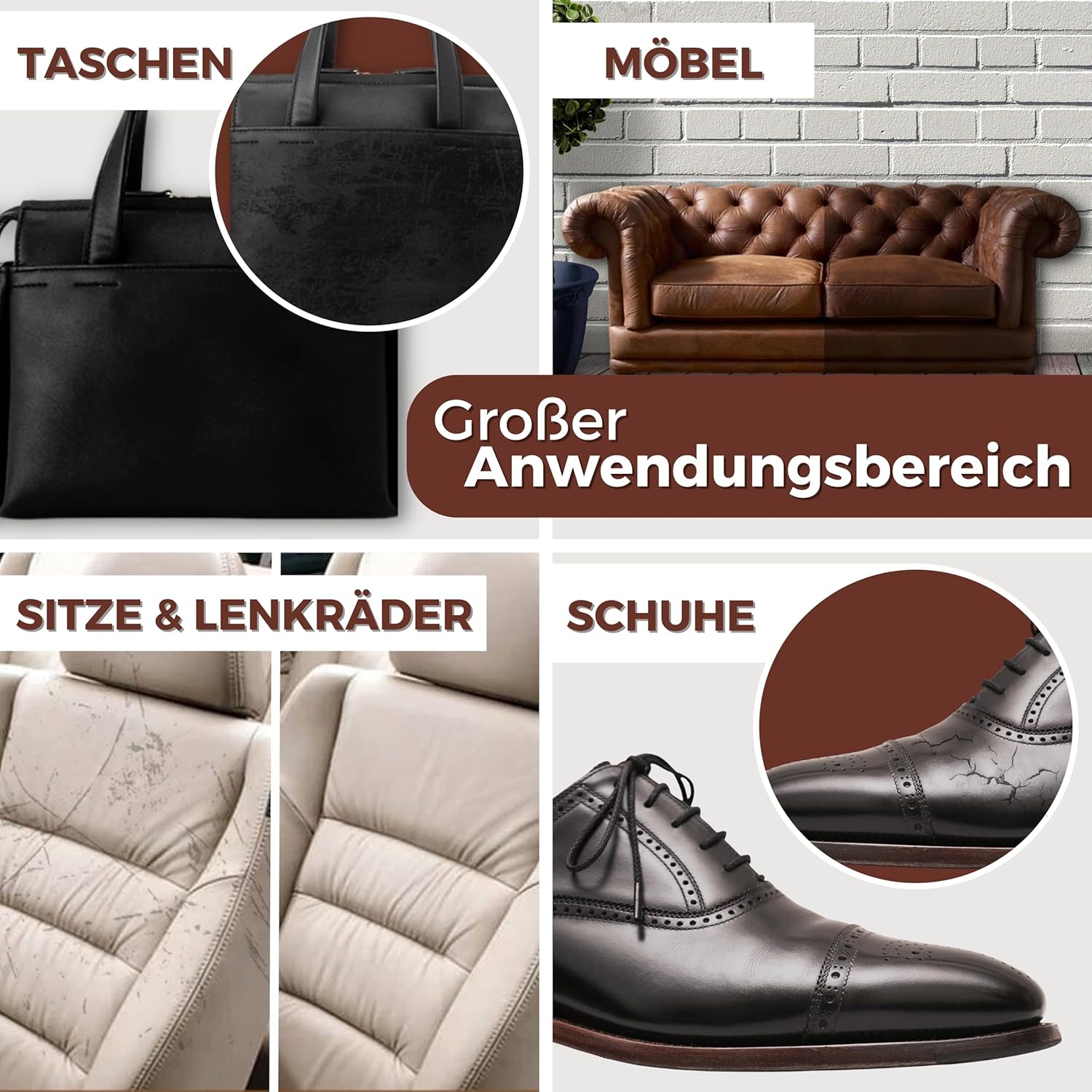 Thumbnail 1 de Binego Lederreparaturset Leder & Kunstleder – Reparaturset in Blau Dunkelblau