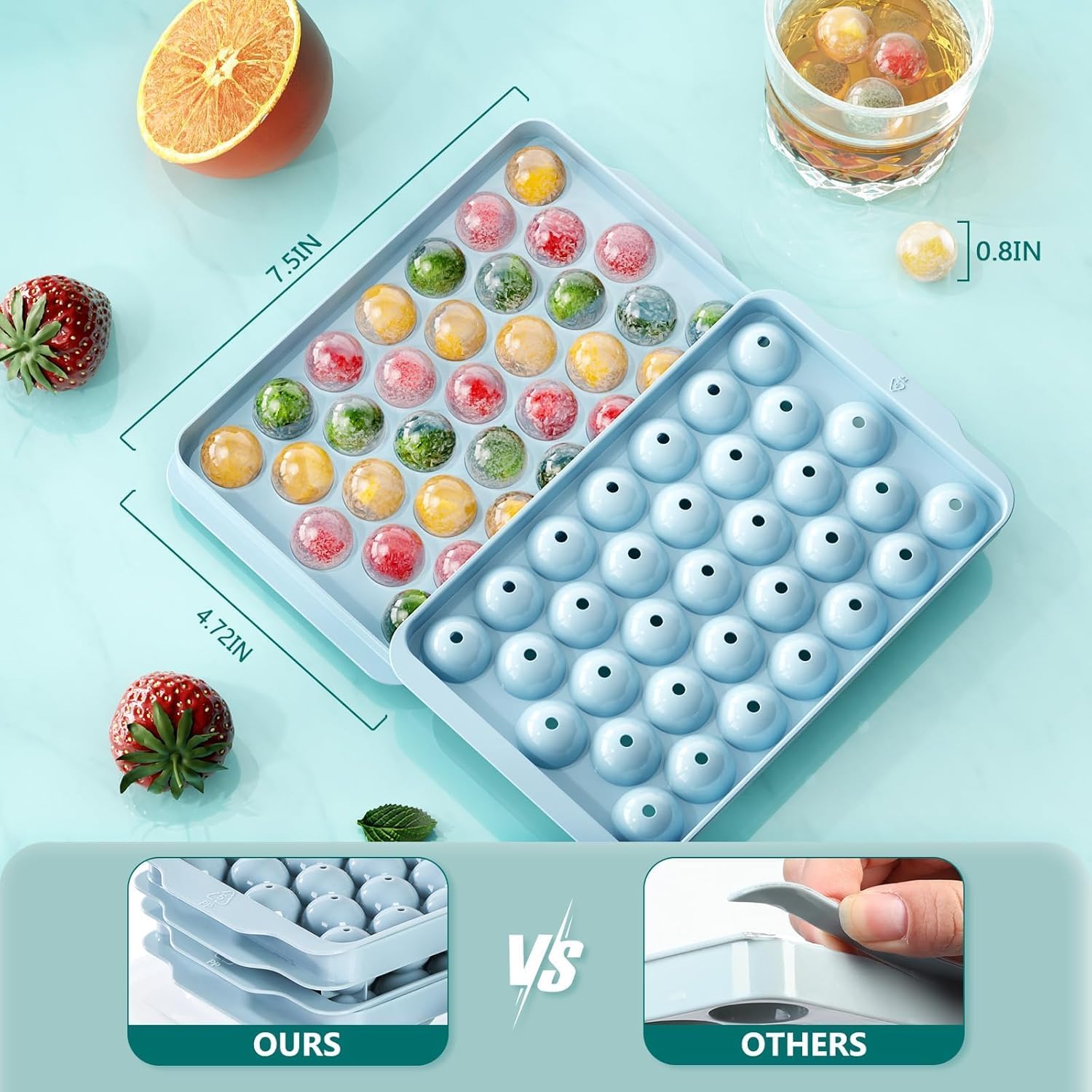 Thumbnail 1 de Optish Ice Trays 99-Piece Round 0.8in