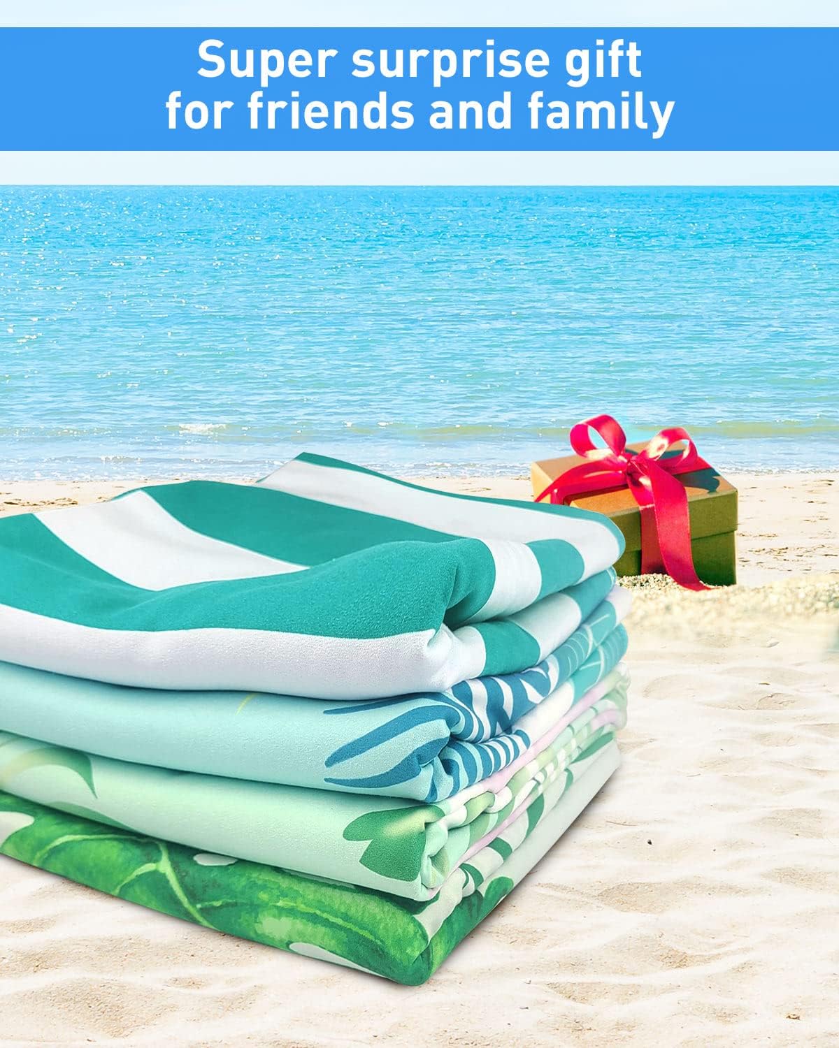 Thumbnail 6 de Victoper Microfiber Beach Towel 200 × 90 cm – Quick Dry, Sand-Free and Lightweight