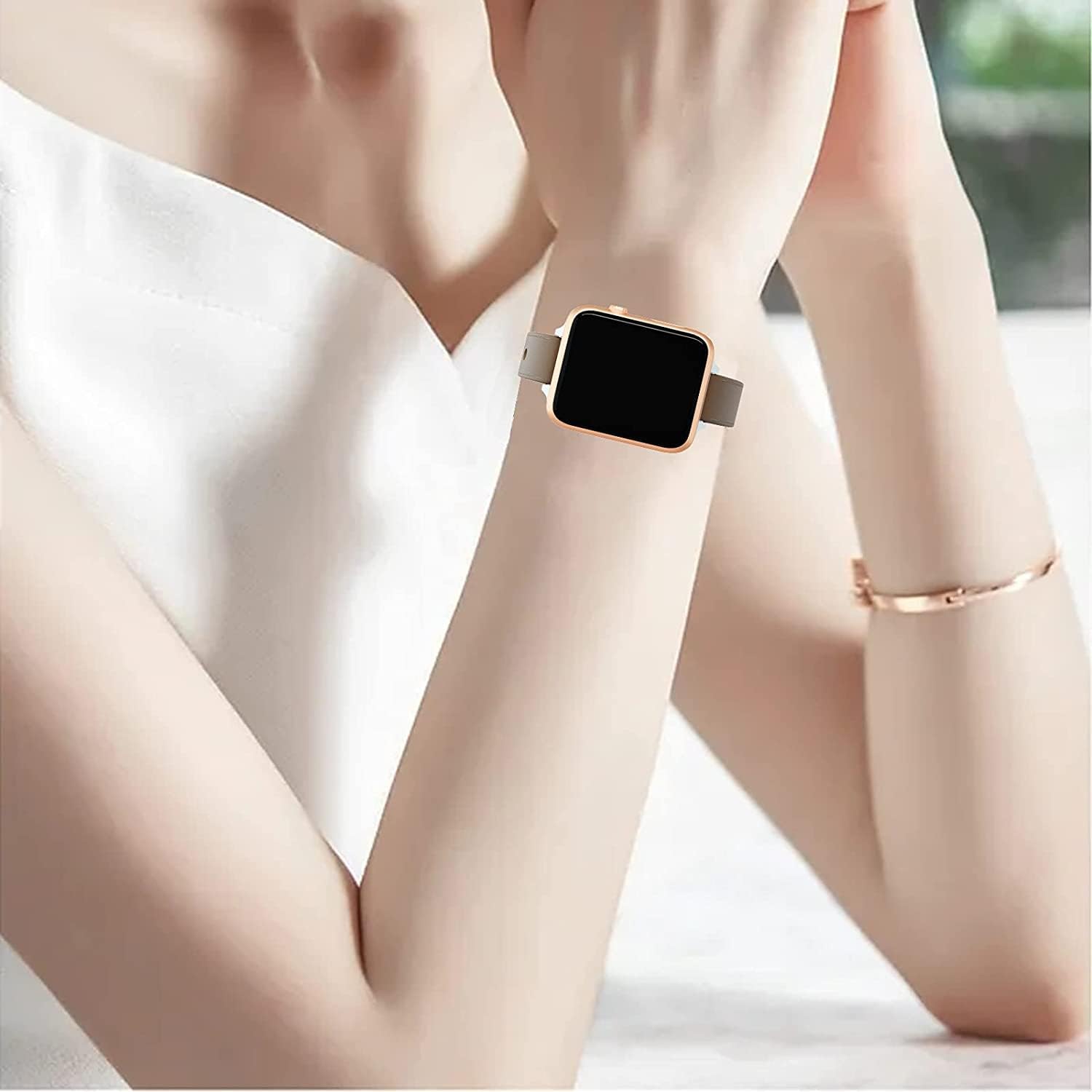 Thumbnail 5 de segoo Genuine Leather Apple Watch band (38–42mm / 49–46–45–44mm) – slim top-grain style strap
