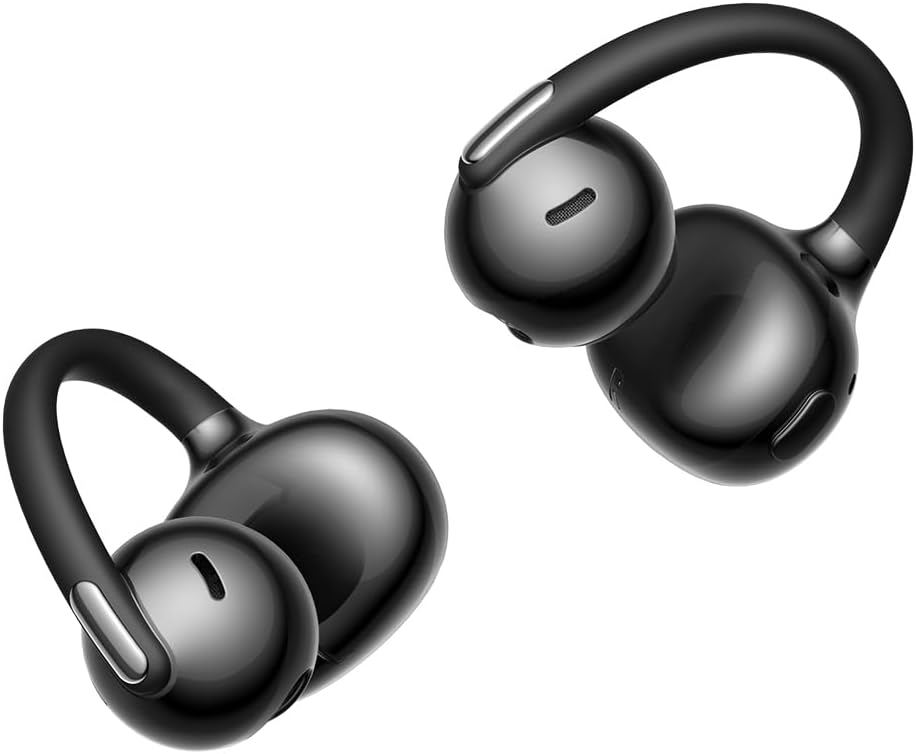 Detalle de Baseus Bowie MC2 Air Open-Ear-Kopfhörer – Clip-On Earbuds mit CloudComfort, Bluetooth 6.0, 40 Std. Akku, IP67