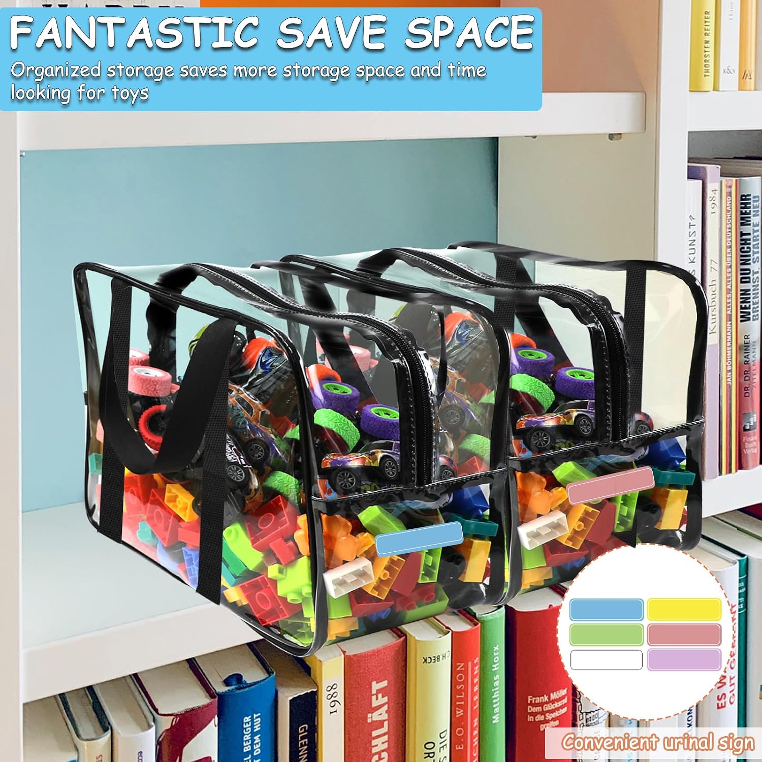 Thumbnail 5 de XXL Toy Storage Bags 16.5×11.8×6.8In