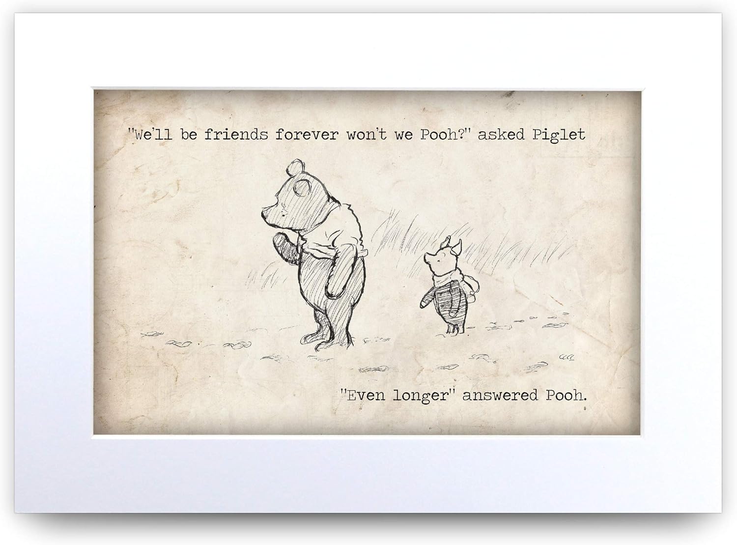 Thumbnail 5 de HWC Trading Winnie the Pooh “Spell Feel Love” A4 Nursery Quote Print