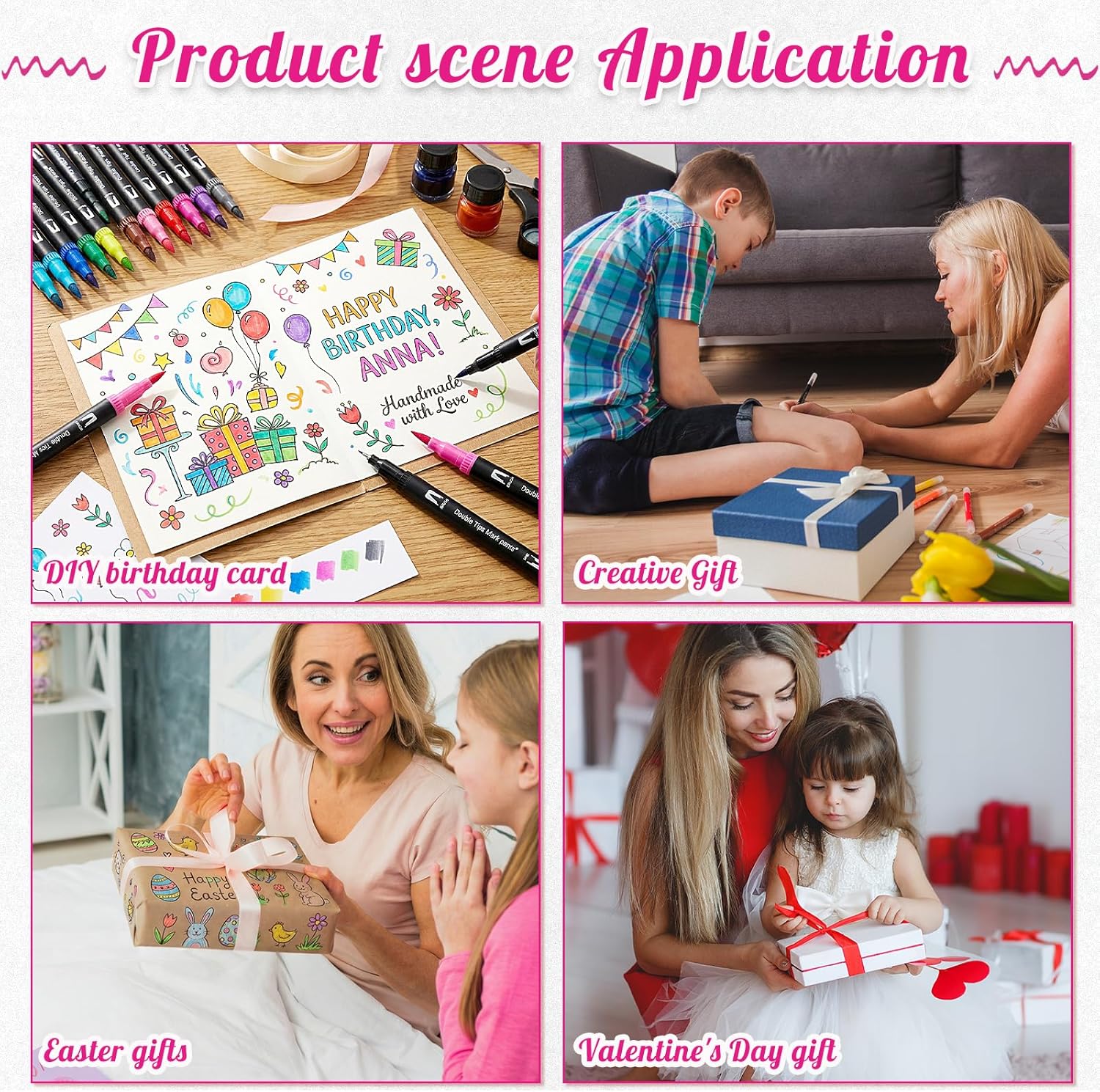 Thumbnail 5 de Thboxes Dual‑Tip Colouring Pens 24 Pack 🎨