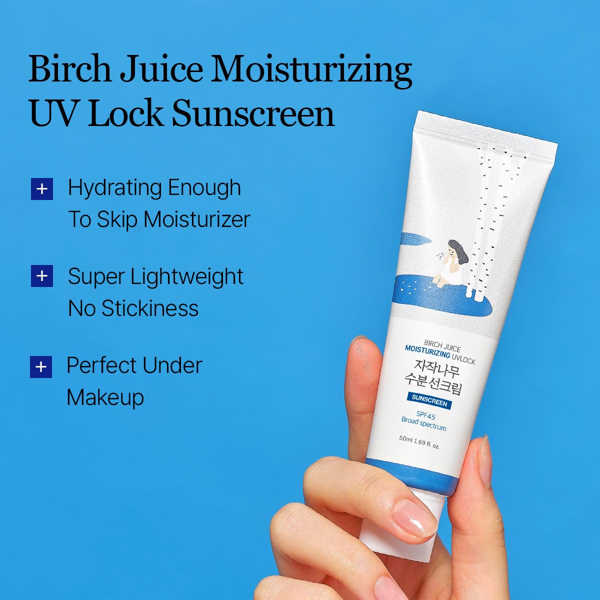 Thumbnail 1 de ROUND LAB Birch Juice UV LOCK SPF 45 2-Pack