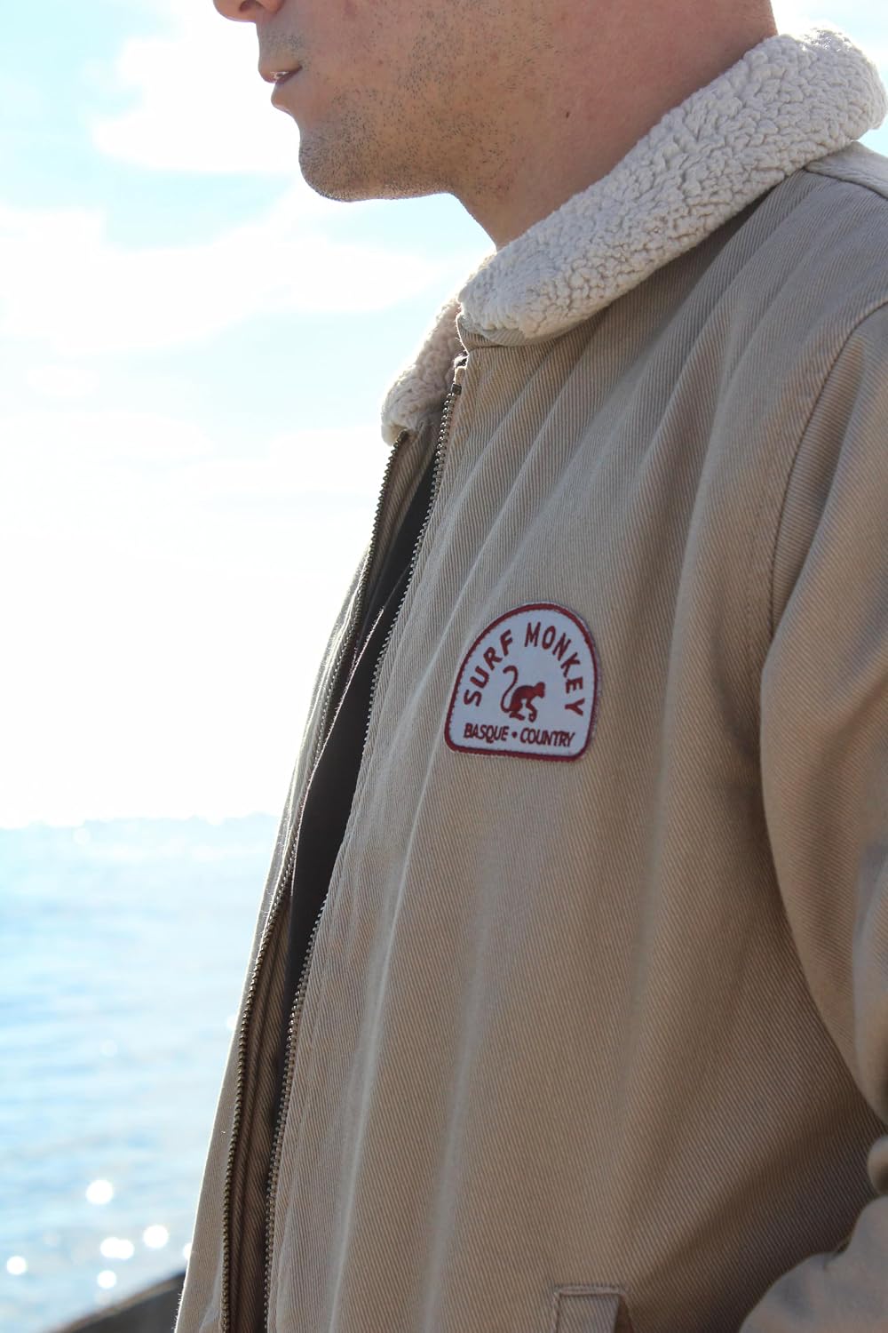 Detalle de Surf Monkey Giacca camionista Sherpa uomo
