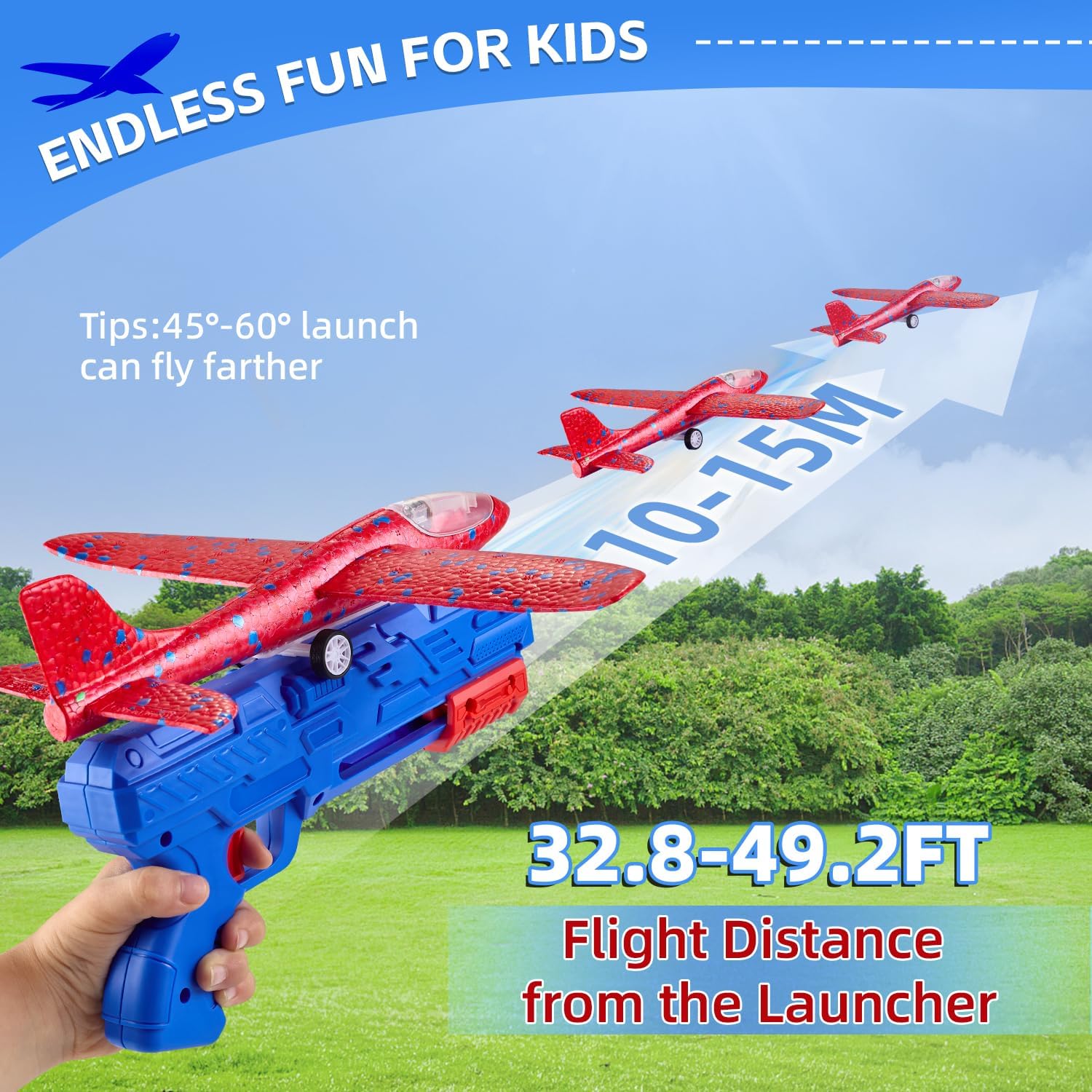 Thumbnail 1 de Neoot Neoot Toy Airplane 3 Pack LED