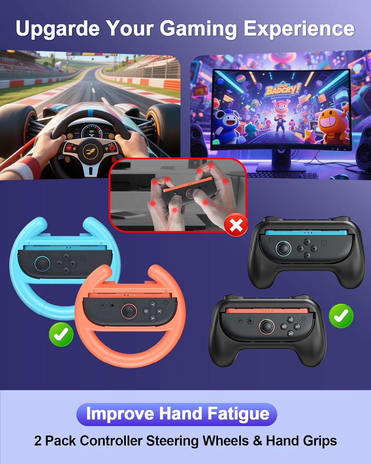 Thumbnail 5 de WAXITY Tasche Bundle Nintendo Switch 2 Rosa