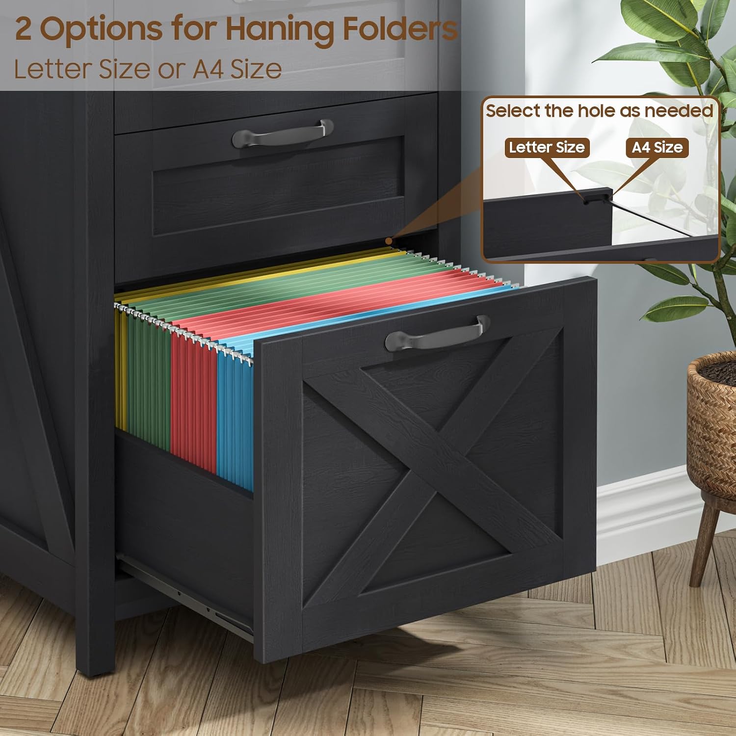 Thumbnail 5 de Halitaa File Cabinet with 3 Drawers