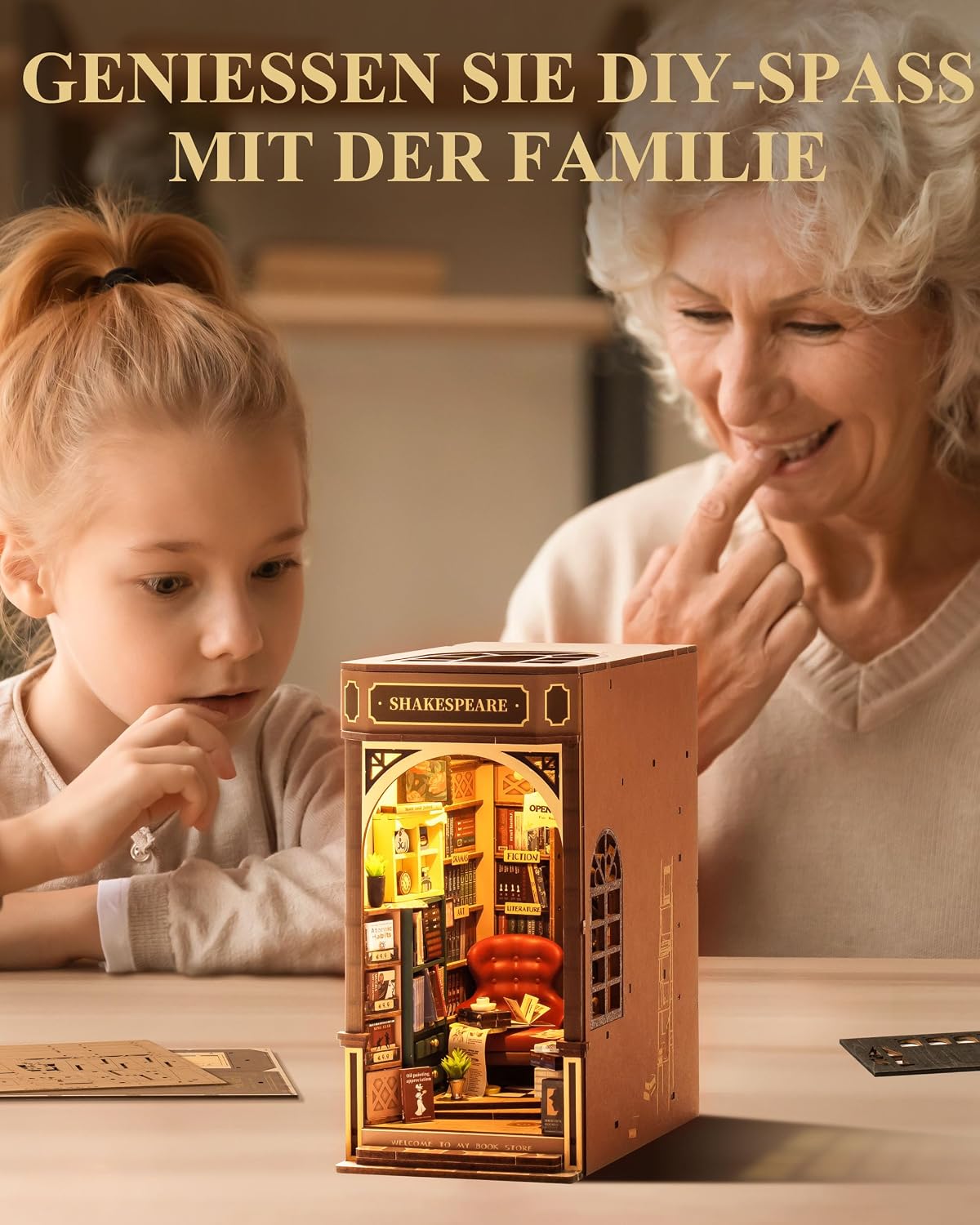 Detalle 1 de Rolife Book Nook TGB07 5 Stunden DIY