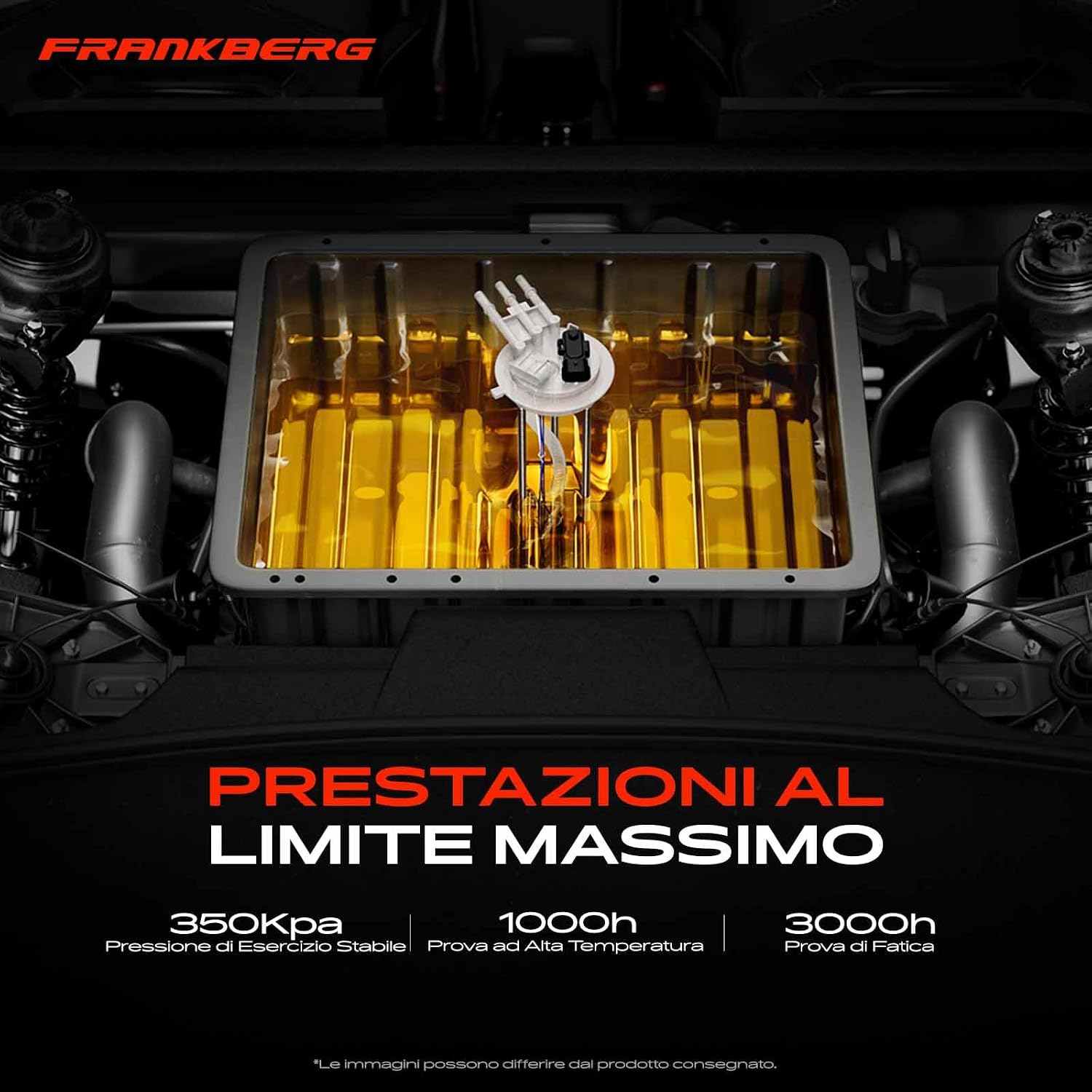 Thumbnail 2 de Frankberg Pompa carburante Kit Modulo di alimentazione carburante 4- Poli compatibile con Nissan Micra (K12/K13) e Note E11 NE11