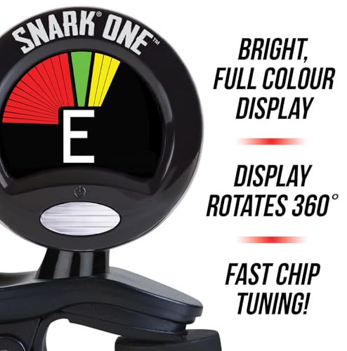 Detalle de Snark SN99X Super Tight All-Instrument Clip-On Tuner (Black) with 360° Rotating Display