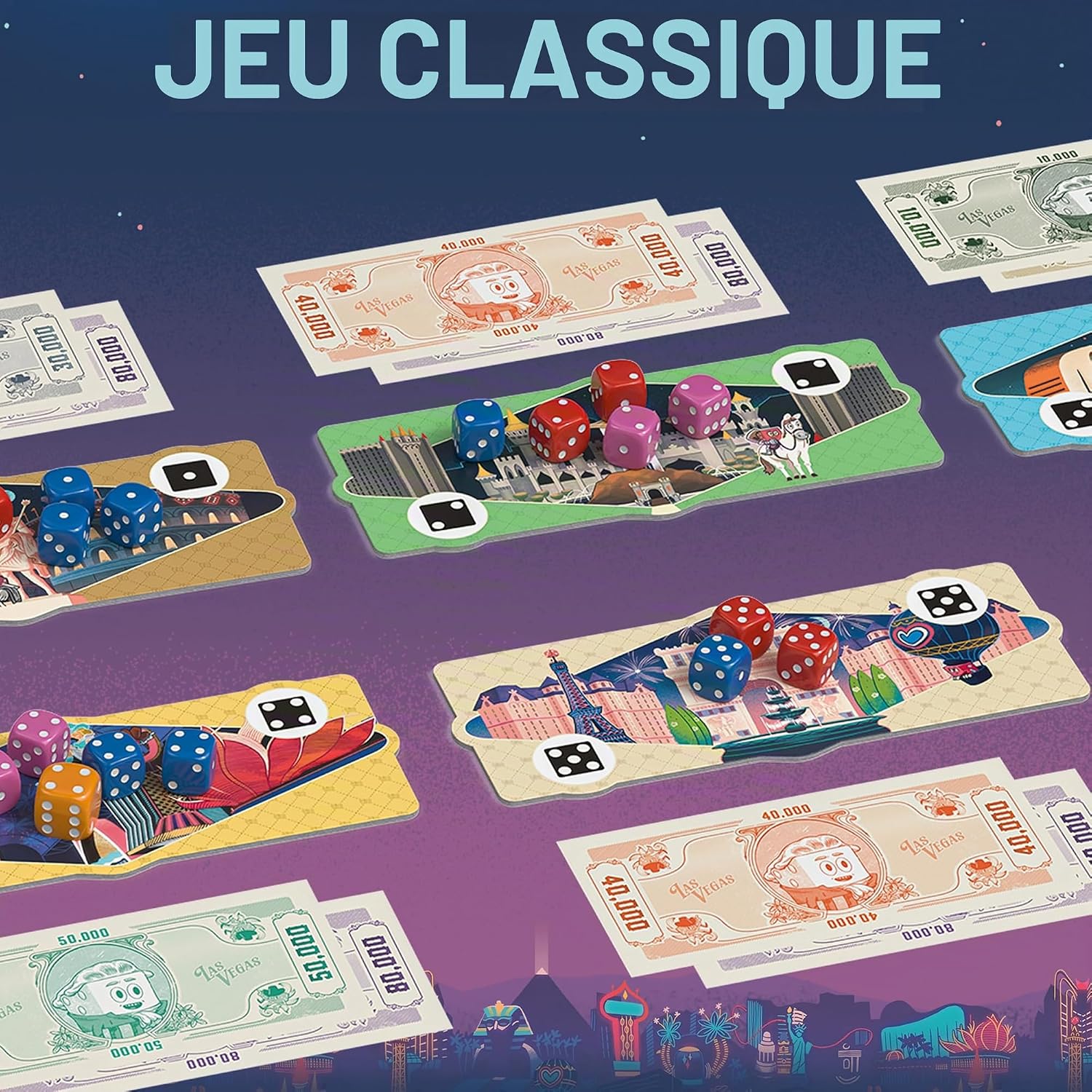 Detalle 2 de Ravensburger 24903 Las Vegas – dobbelspel voor 2-5 spelers vanaf 8 jaar
