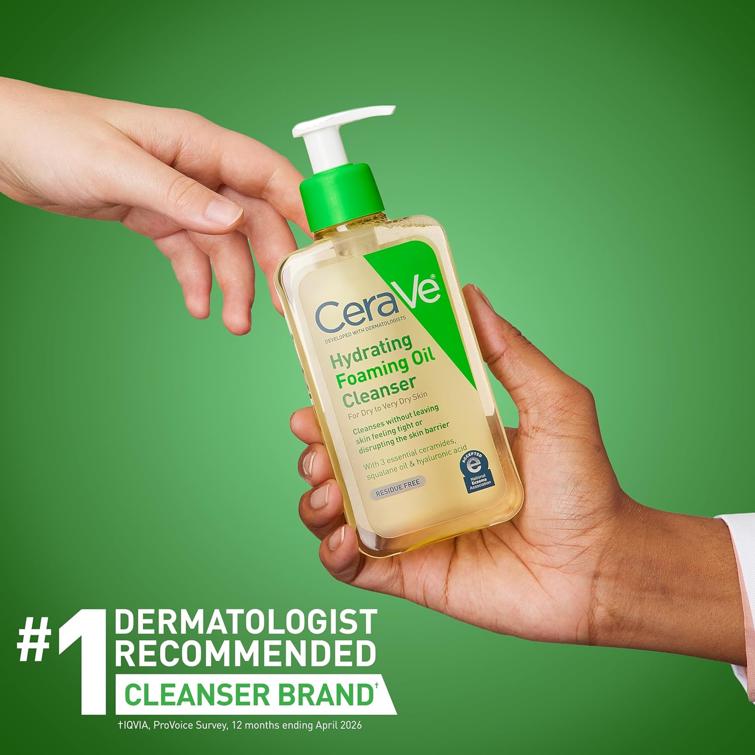 Thumbnail 2 de CeraVe Hydrating Foaming Oil Cleanser 19 fl oz