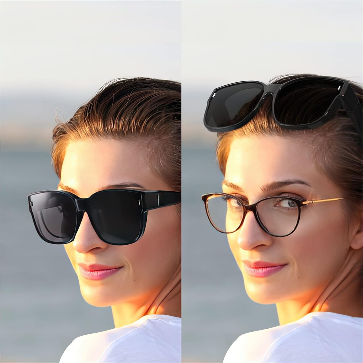 Thumbnail 2 de Myiaur Oversized Fit Over Sunglasses for Women