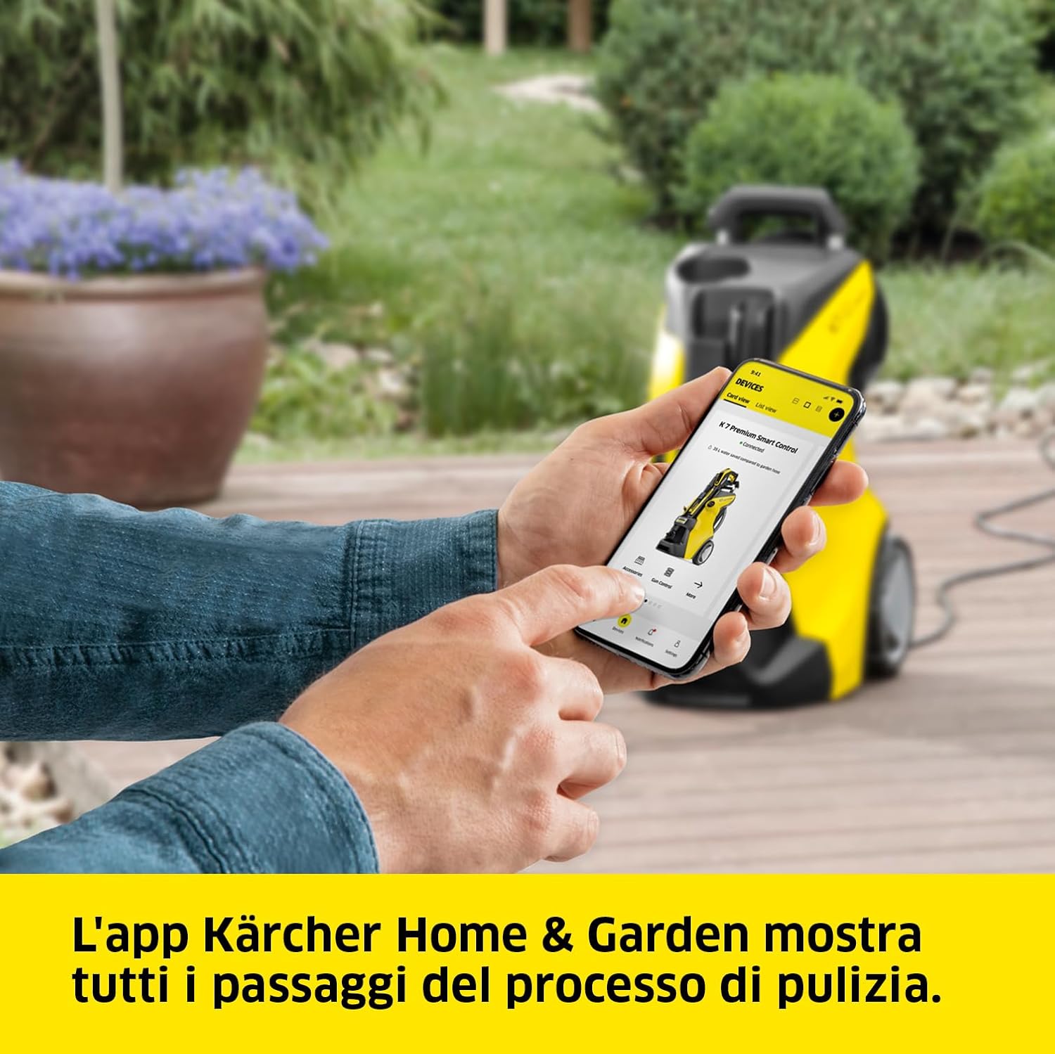 Detalle de Kärcher Idropulitrice K 5 Power Control: potenza controllata per pulizie domestiche efficaci