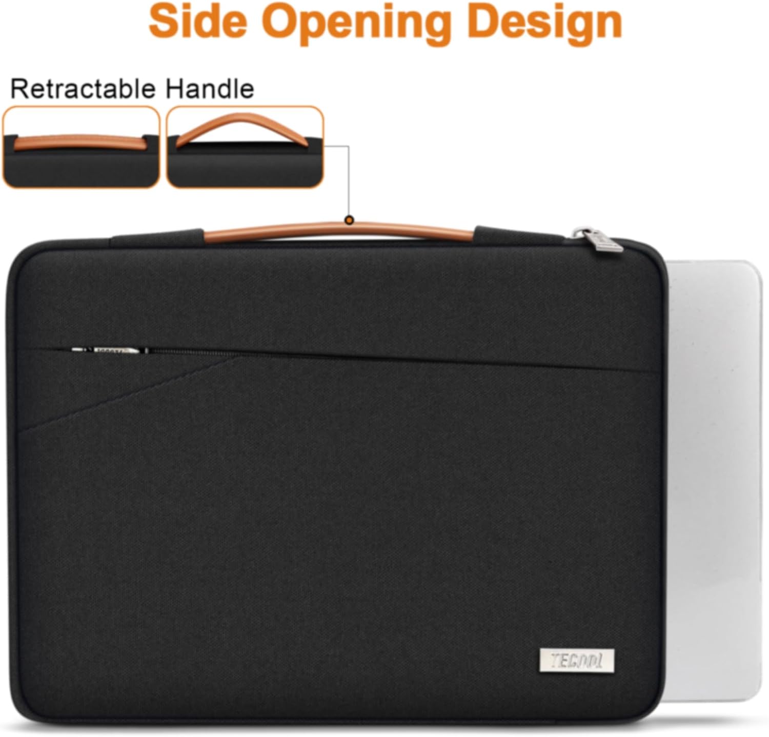 Thumbnail 6 de TECOOL 13.3 Inch Laptop Case Sleeve for MacBook Air & Pro (13.3–13.6, 14 inch) – Waterproof Protective Sleeve